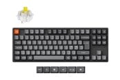 Tastatur - Keychron K8 MAX QMK/VIA Wireless Tri-Mode - Super Banana - Gaming Tastatur - Uden Numpad - Nordisk - Sort - K8M-J4-BO