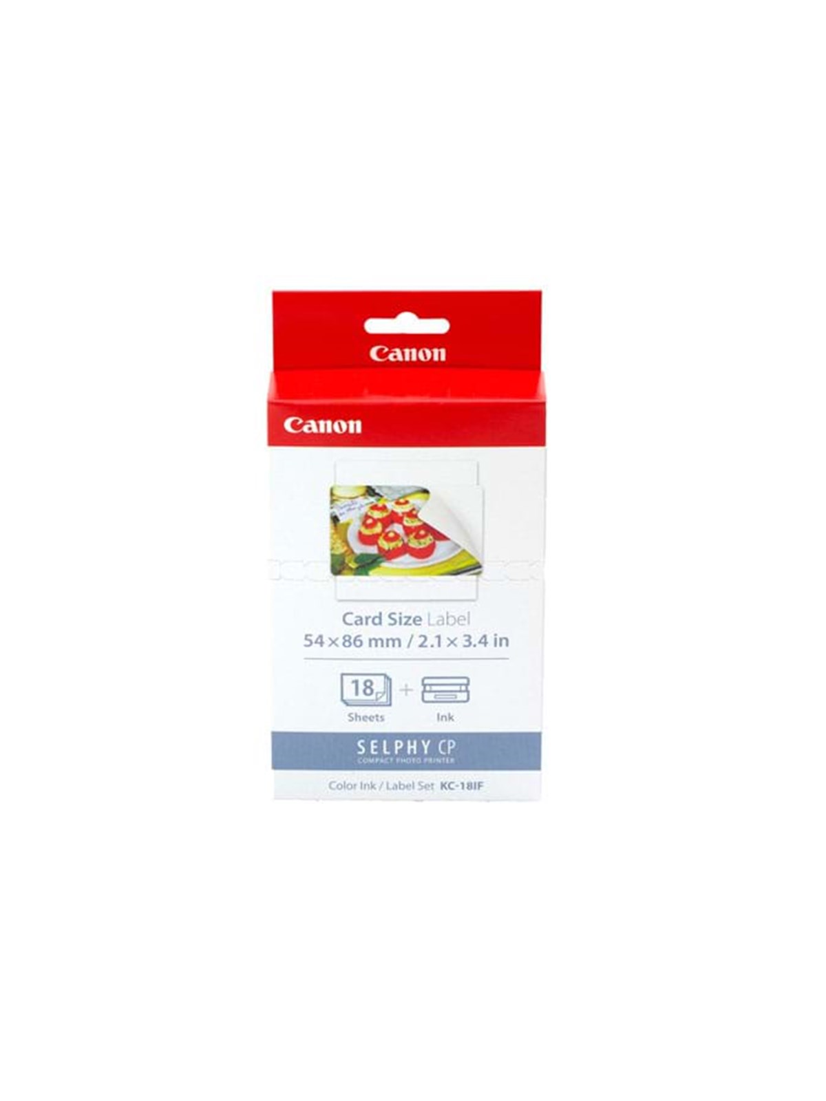 Canon KC-18IF Color Ink Labels Set for Selphy, Fotopapir
