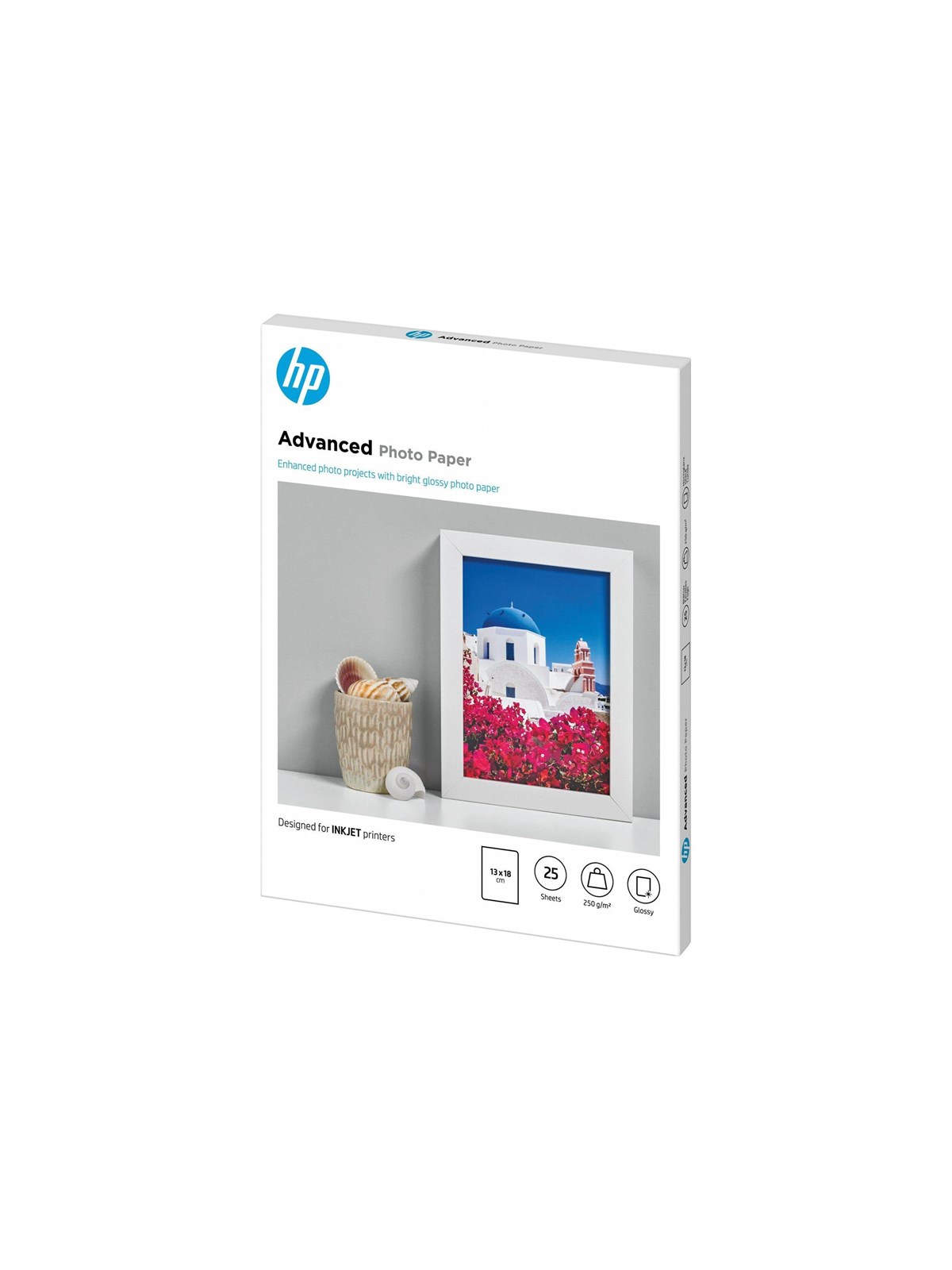 HP Advanced Glossy Photo Paper 25 sheet, Fotopapir