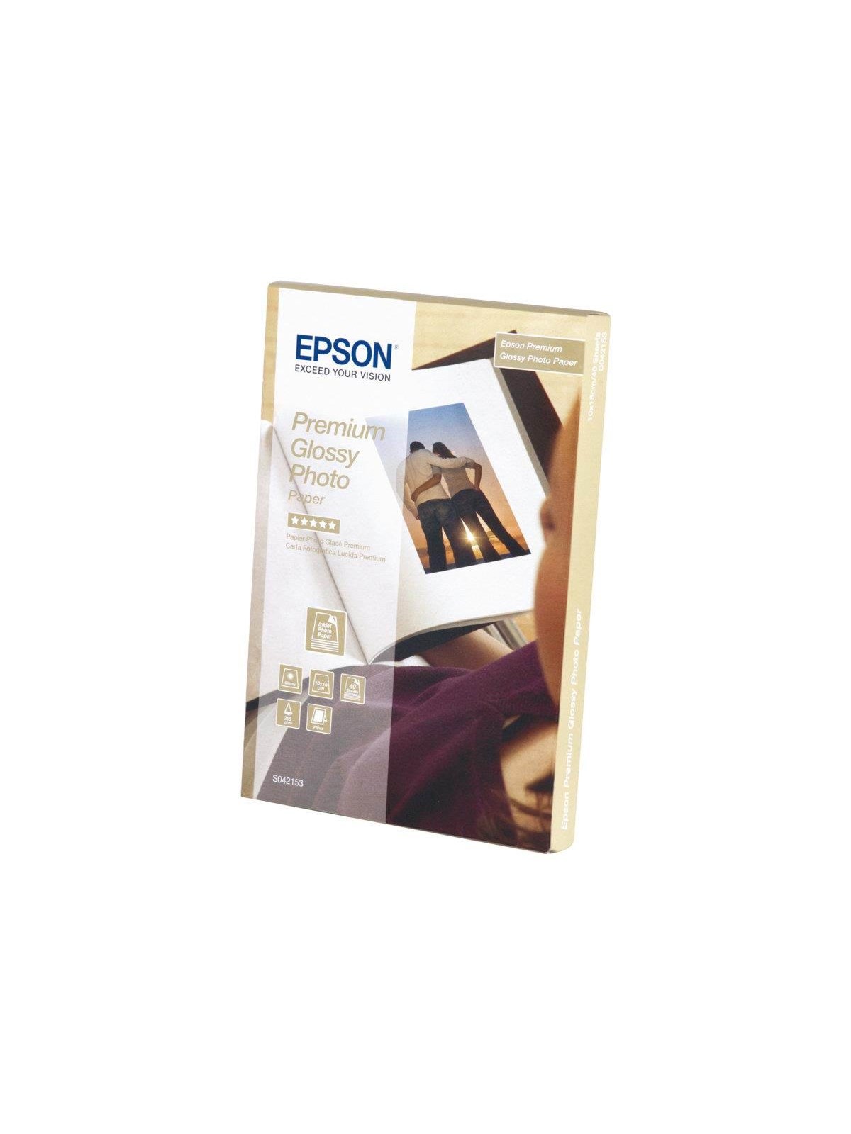 Epson Premium Glossy Photo Paper A6, Fotopapir