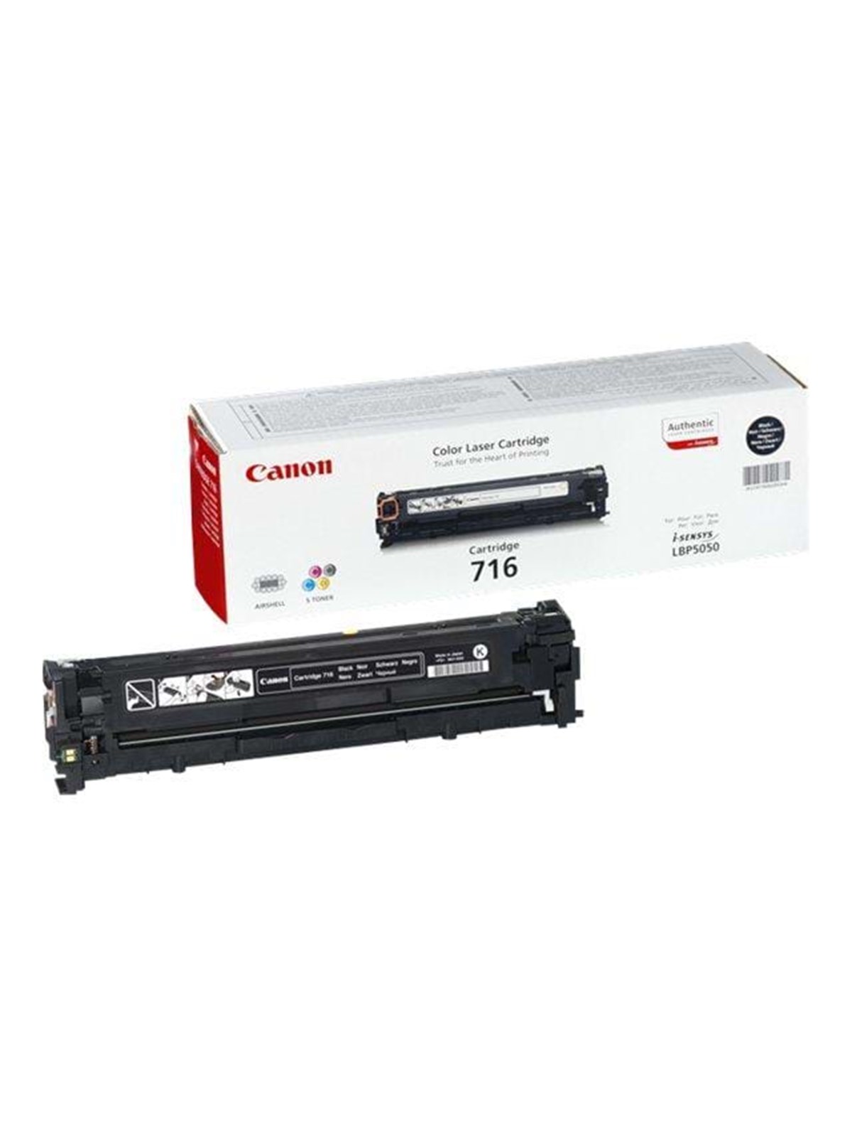 Canon CRG 716 / 1980B002 Black, Printerpatron Og Toner