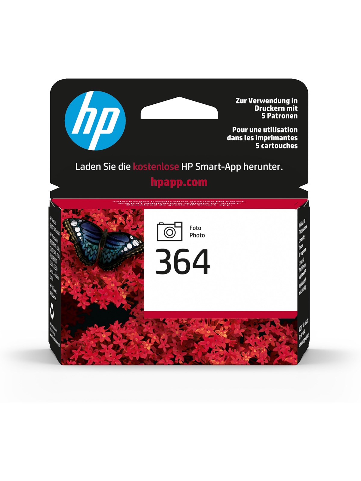 HP 364 / CB317EE Photo Black Ink, Printerpatron Og Toner