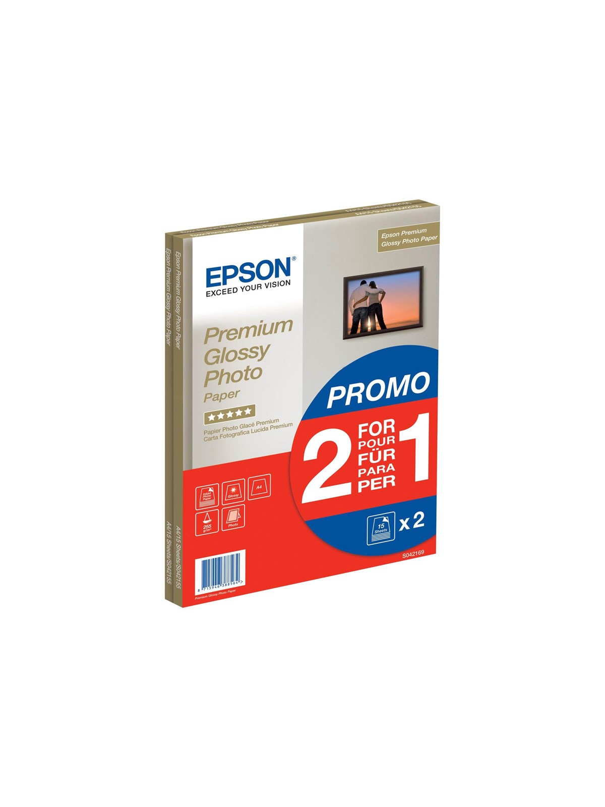 Epson Photopaper premium A4 30sh, Fotopapir