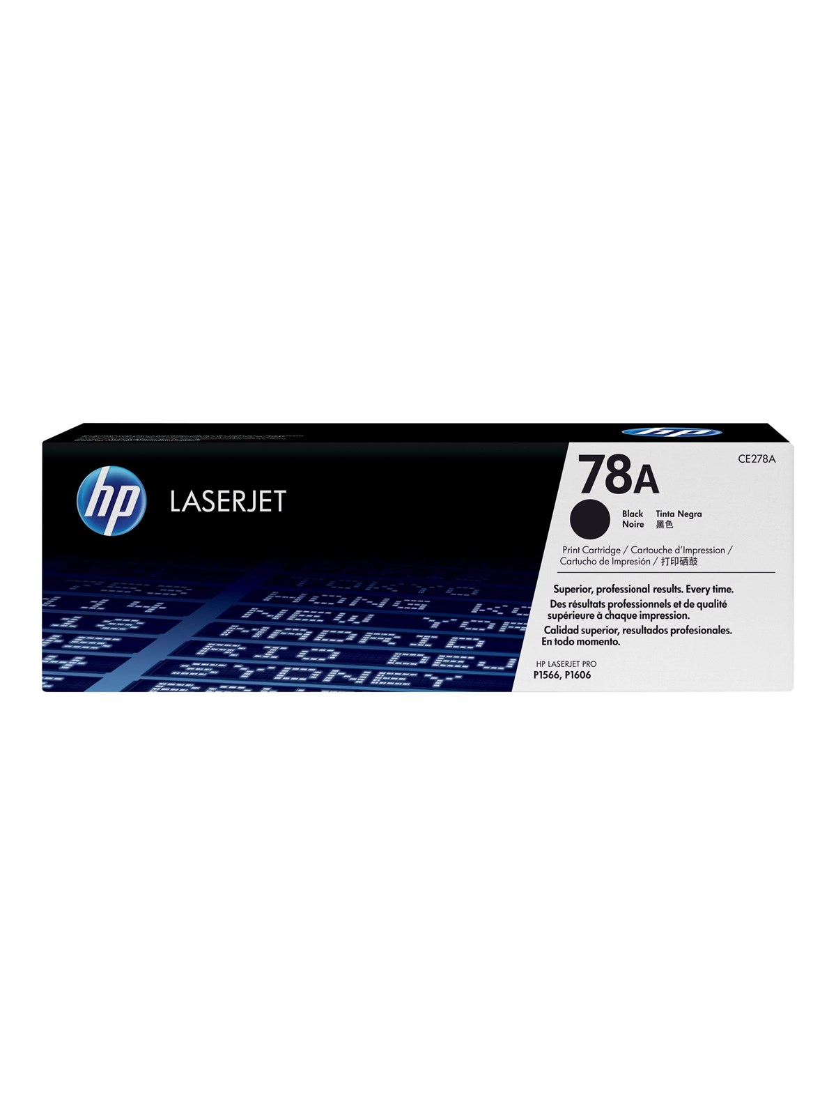 HP 78A / CE278A Black Toner - Lasertoner Sort, Printerpatron Og Toner