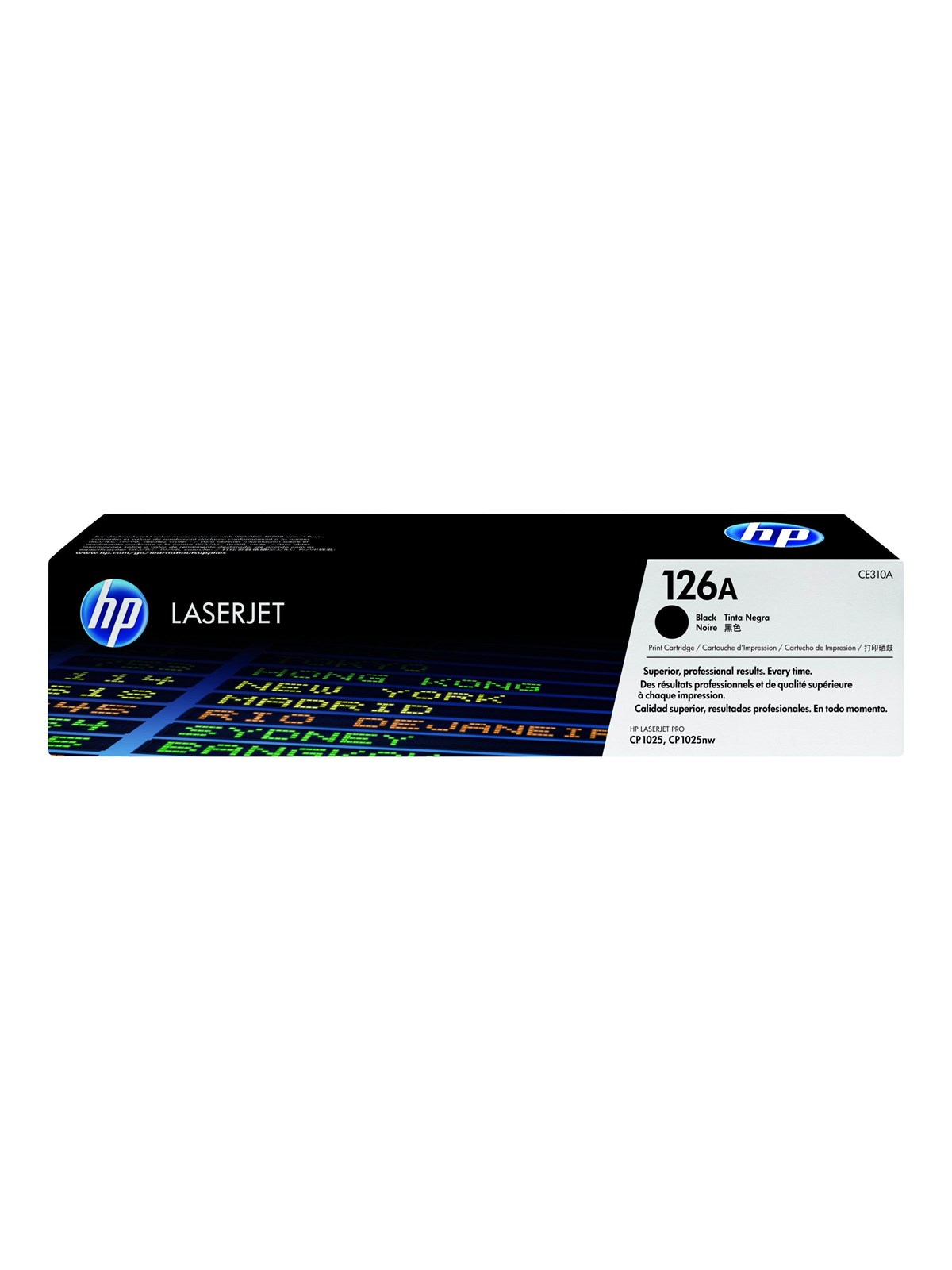 HP 126A / CE310A Black Toner - Lasertoner Sort, Printerpatron Og Toner