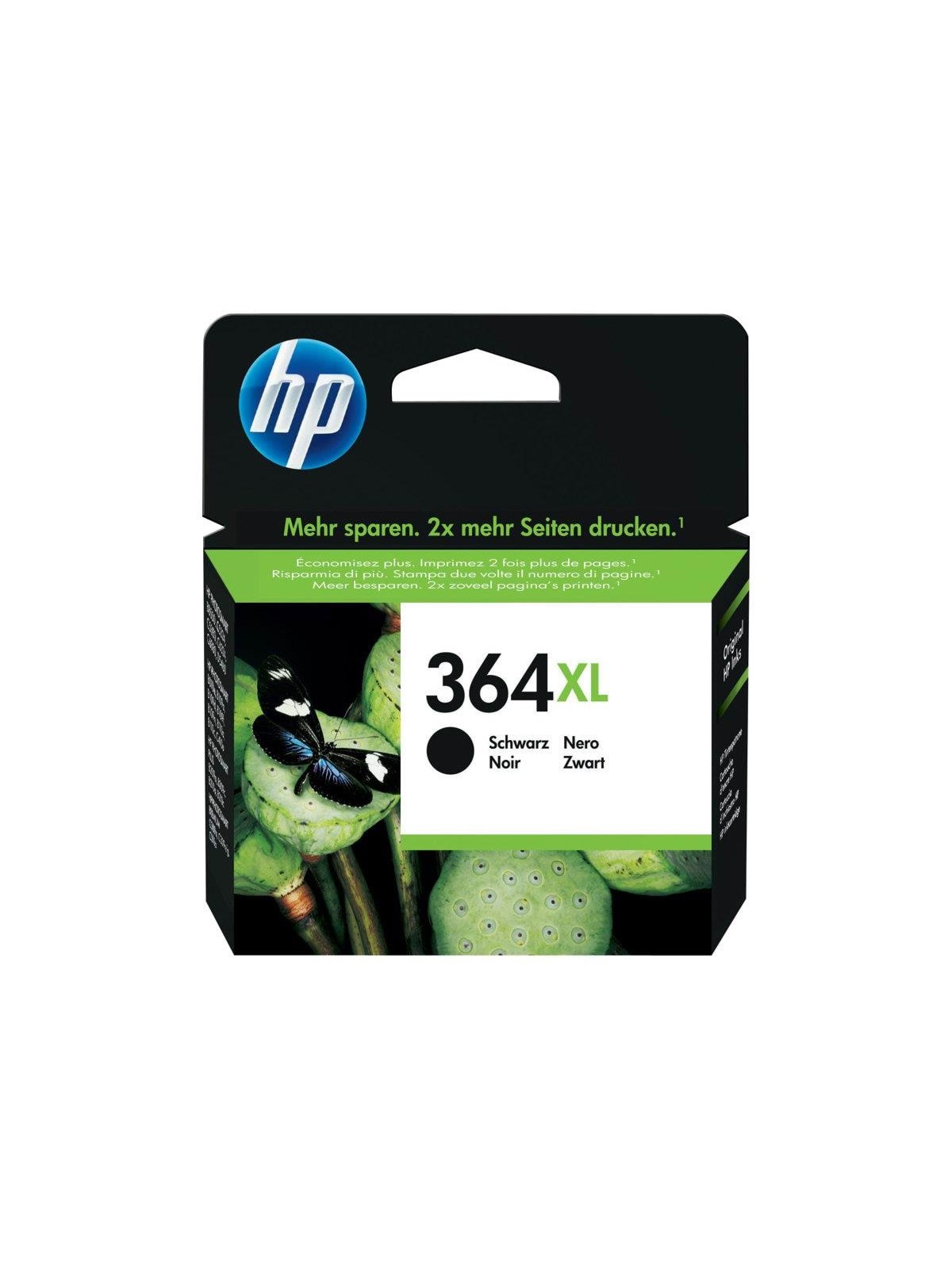 HP 364XL / CN684EE High Capacity Black Ink, Printerpatron Og Toner