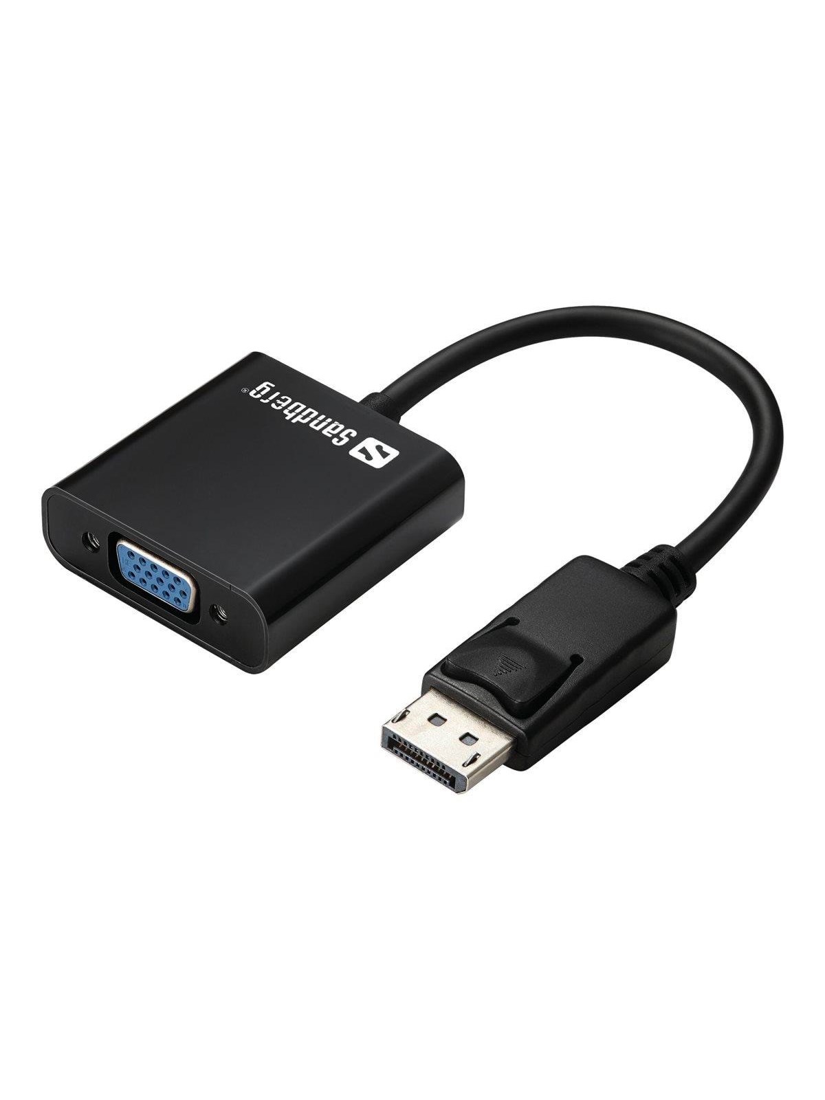 Sandberg DisplayPort to VGA Adapter, Skærmkabel
