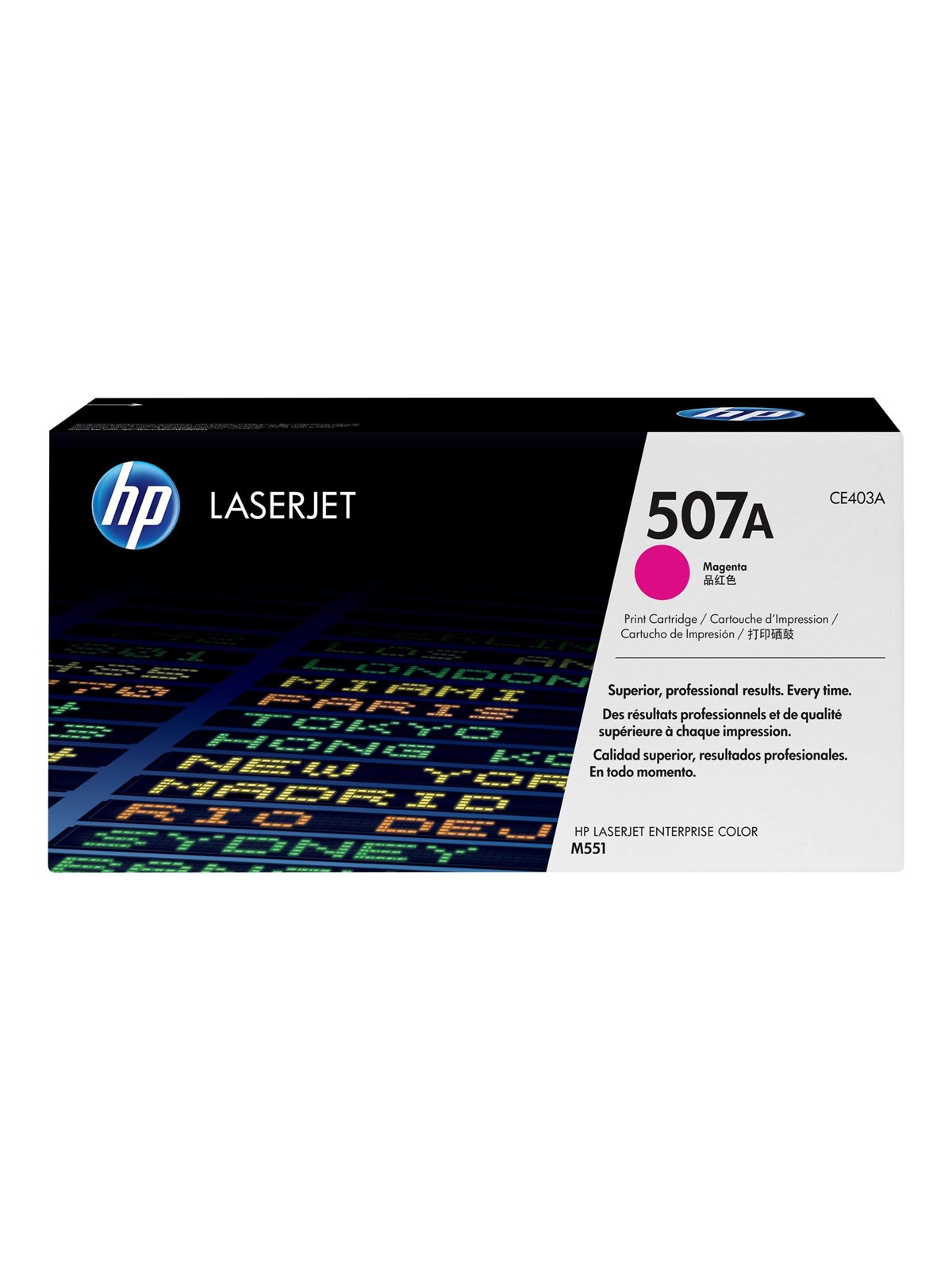 HP 507A / CE403A Magenta Toner - Lasertoner Magenta, Printerpatron Og Toner