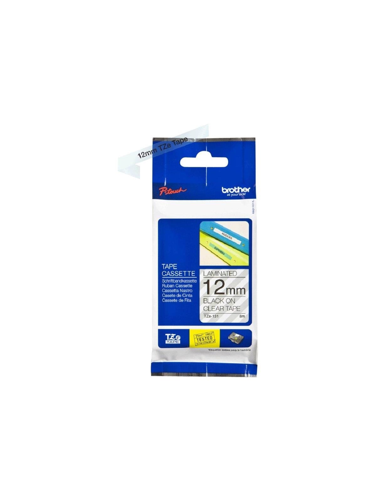 Brother TZE131 / TZe 131 Laminated Tape 12mm 8M, Fotopapir