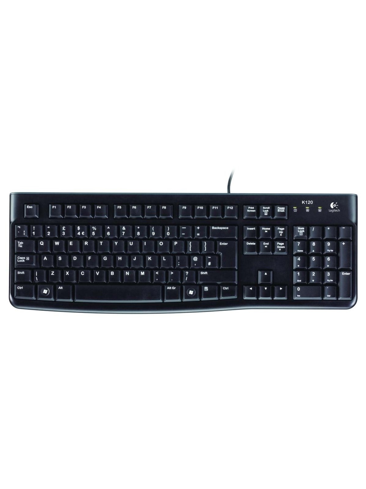 Logitech K120 Keyboard for Business - ND - Tastatur - Nordisk - Sort, Tastatur