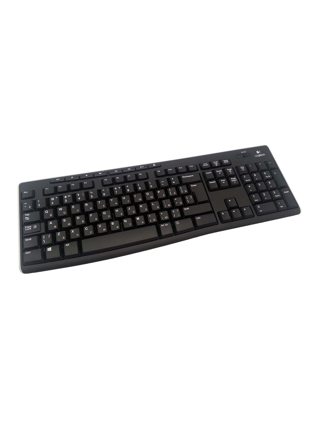Logitech K270 Wireless Keyboard - Nordic - Tastatur - Nordisk - Sort, Tastatur