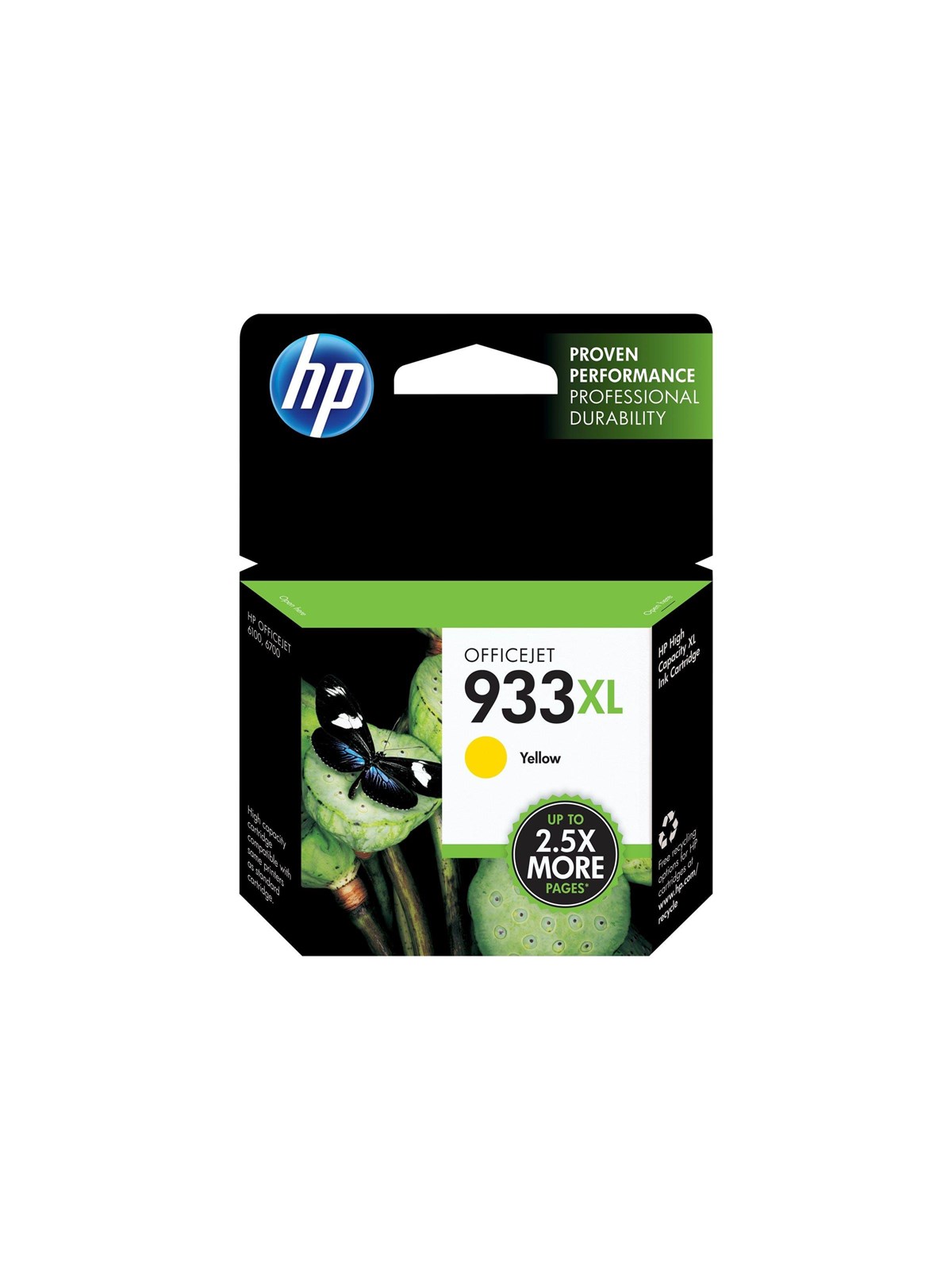 HP 933XL / CN056æ High Capacity - Blækpatron Gul, Printerpatron Og Toner