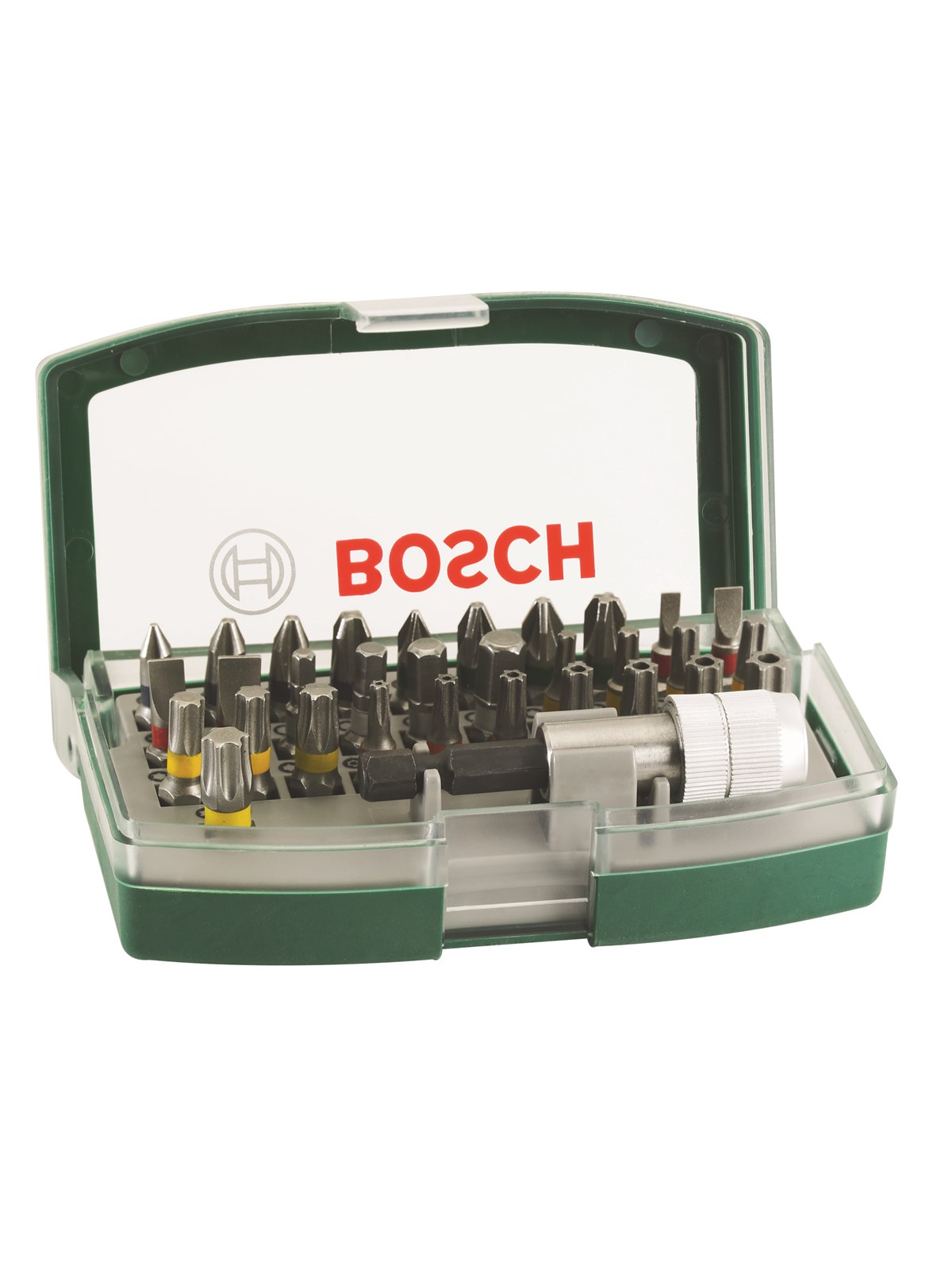 Bosch Skruebitssæt med 32 dele med farvemærkning, Bor Og Bits