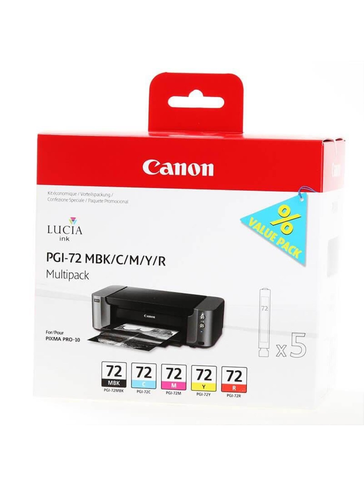 Canon PGI-72 / 6402B009 Multi Pack, Printerpatron Og Toner