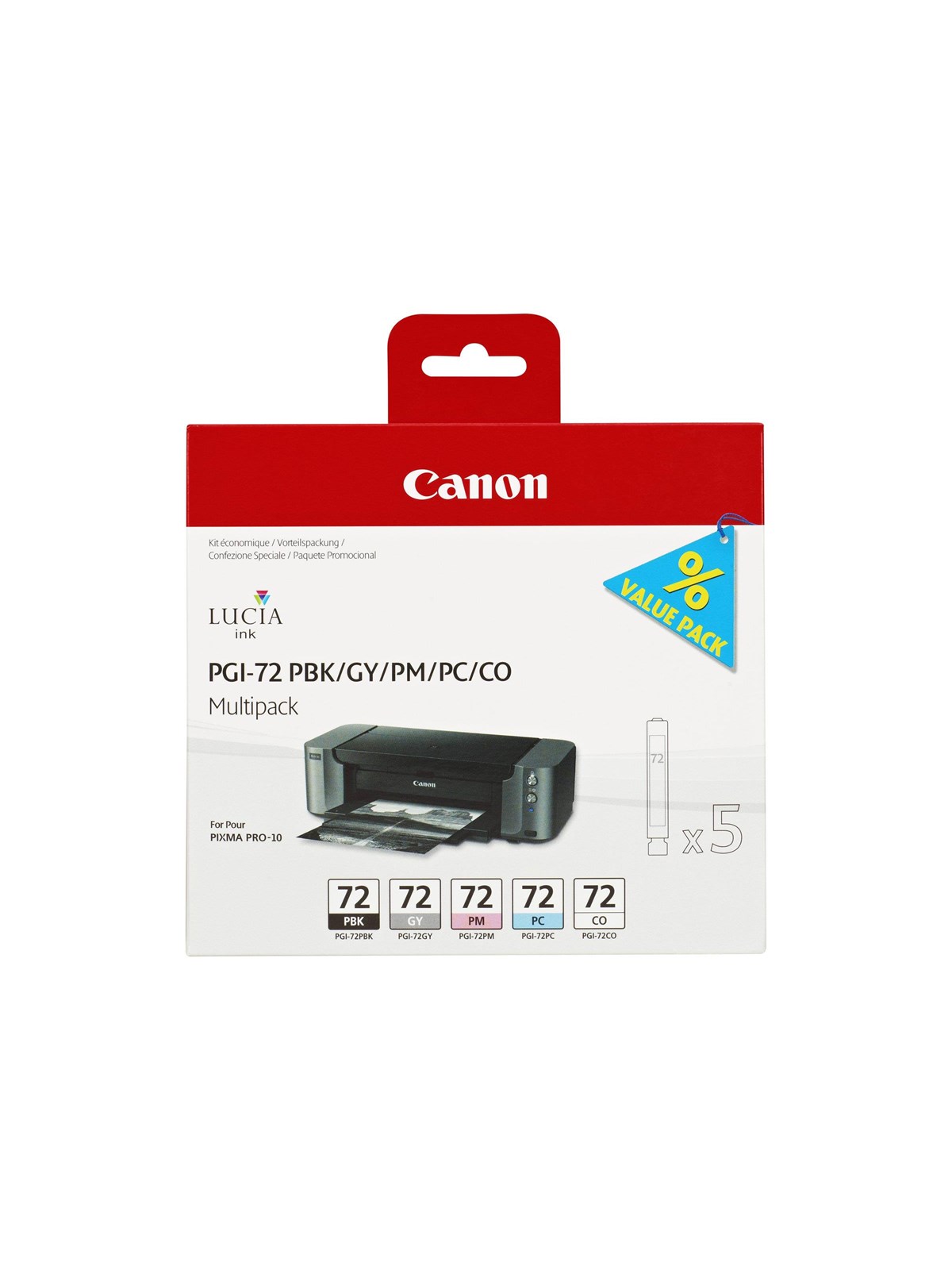 Canon PGI-72 / 6403B007 Multi Pack, Printerpatron Og Toner