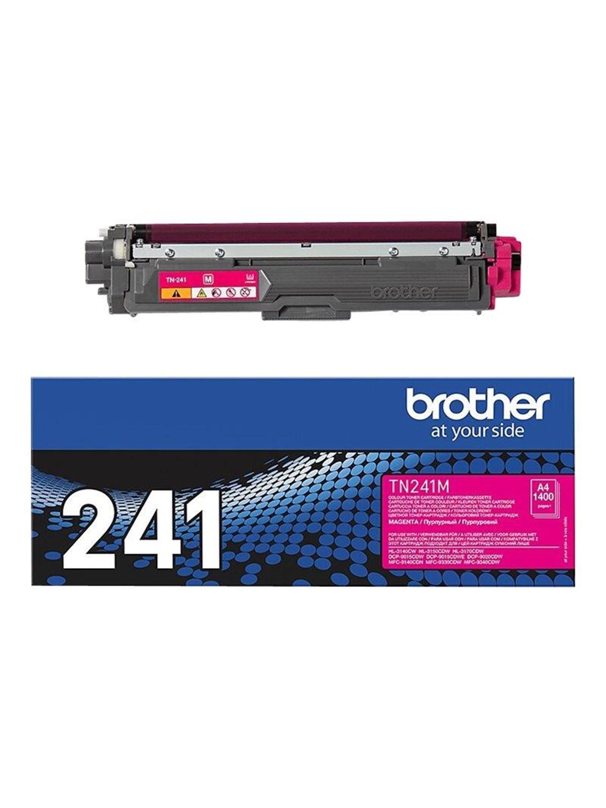 Brother TN241M / TN 241M Magenta Toner - Lasertoner Magenta, Printerpatron Og Toner