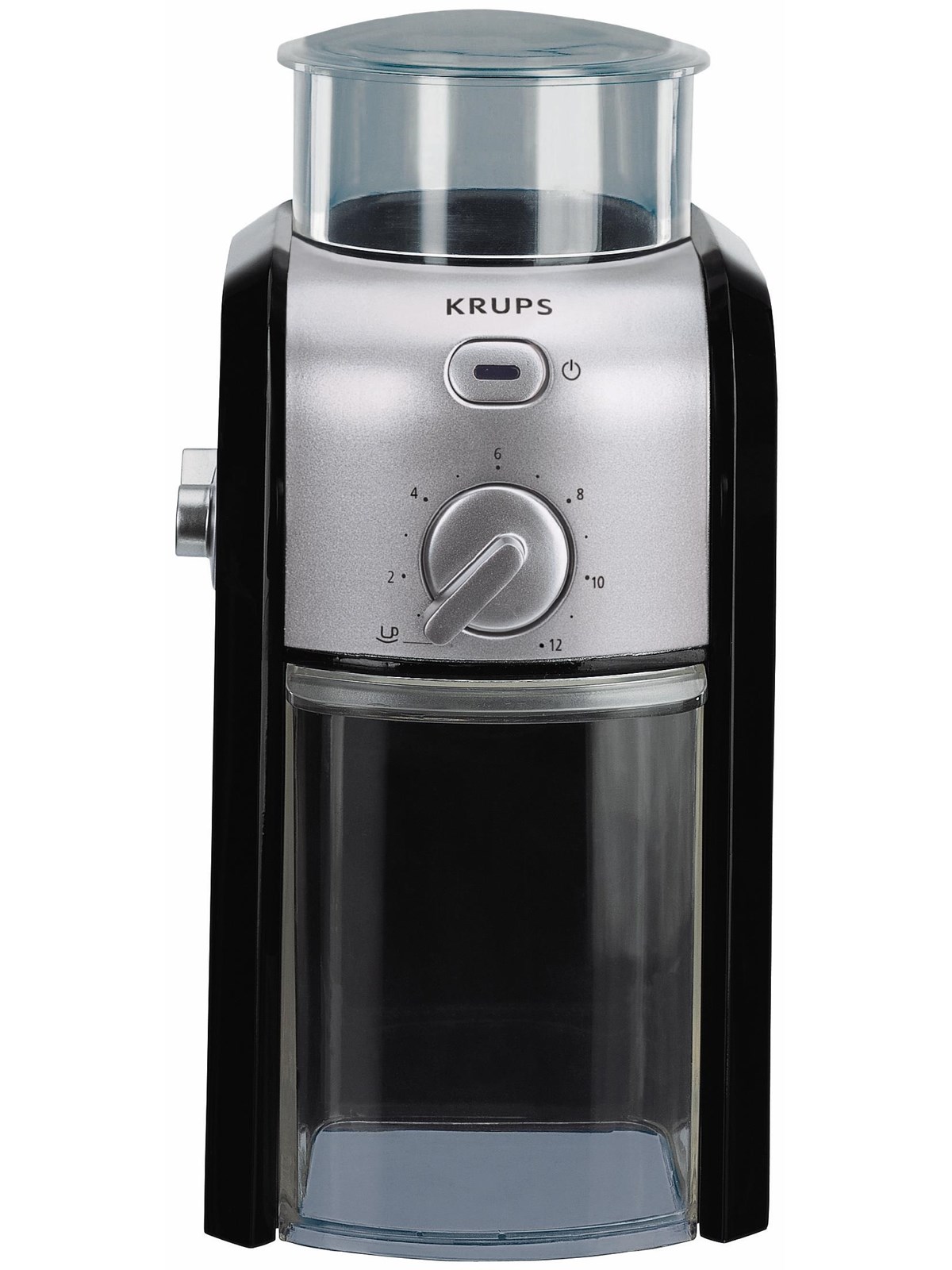 Krups GVX242 Kaffekværn - Sort/Krom, Kaffemaskine