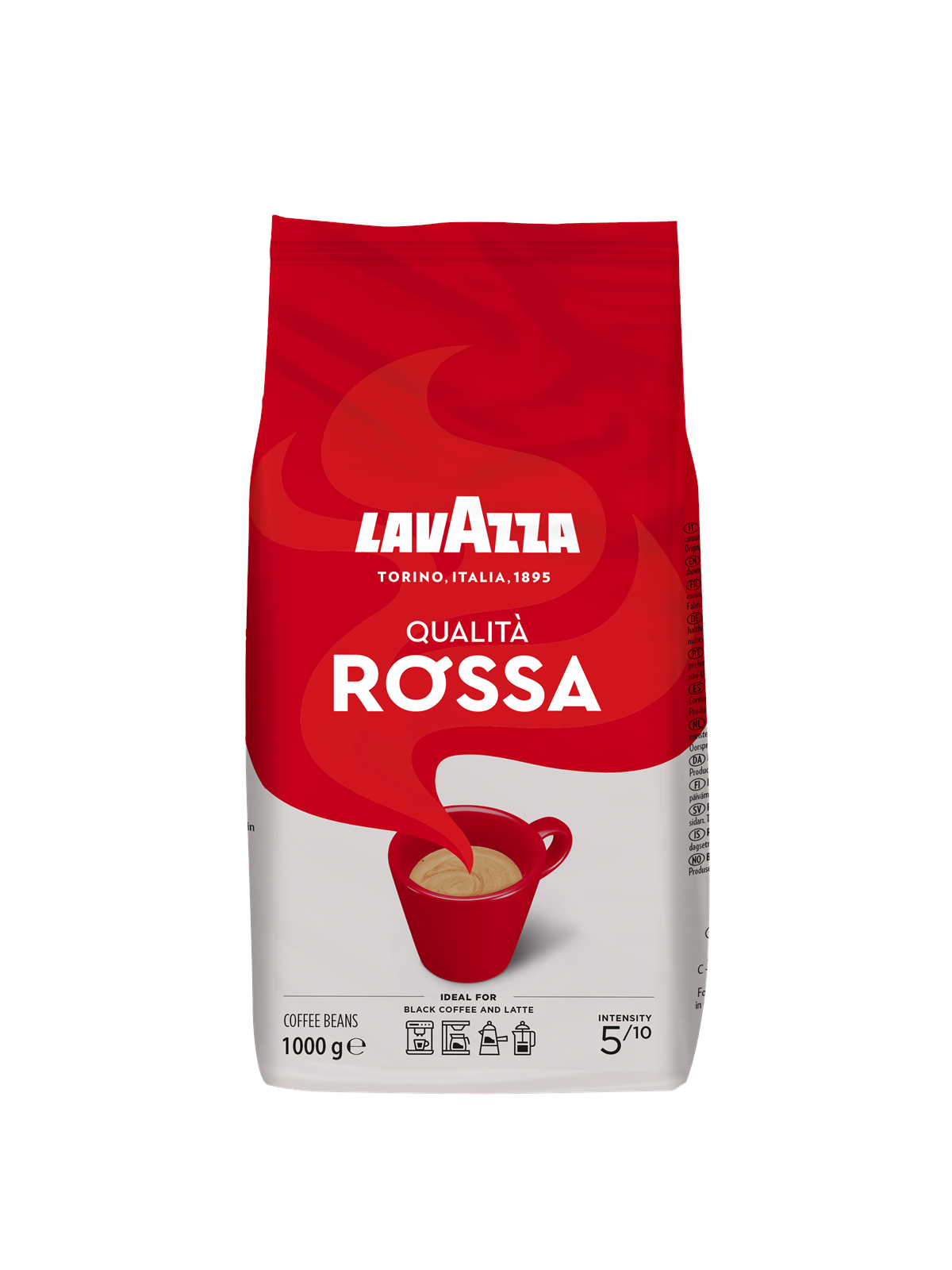 Lavazza Espresso Qualita Rossa - 1 kg, Kaffemaskine