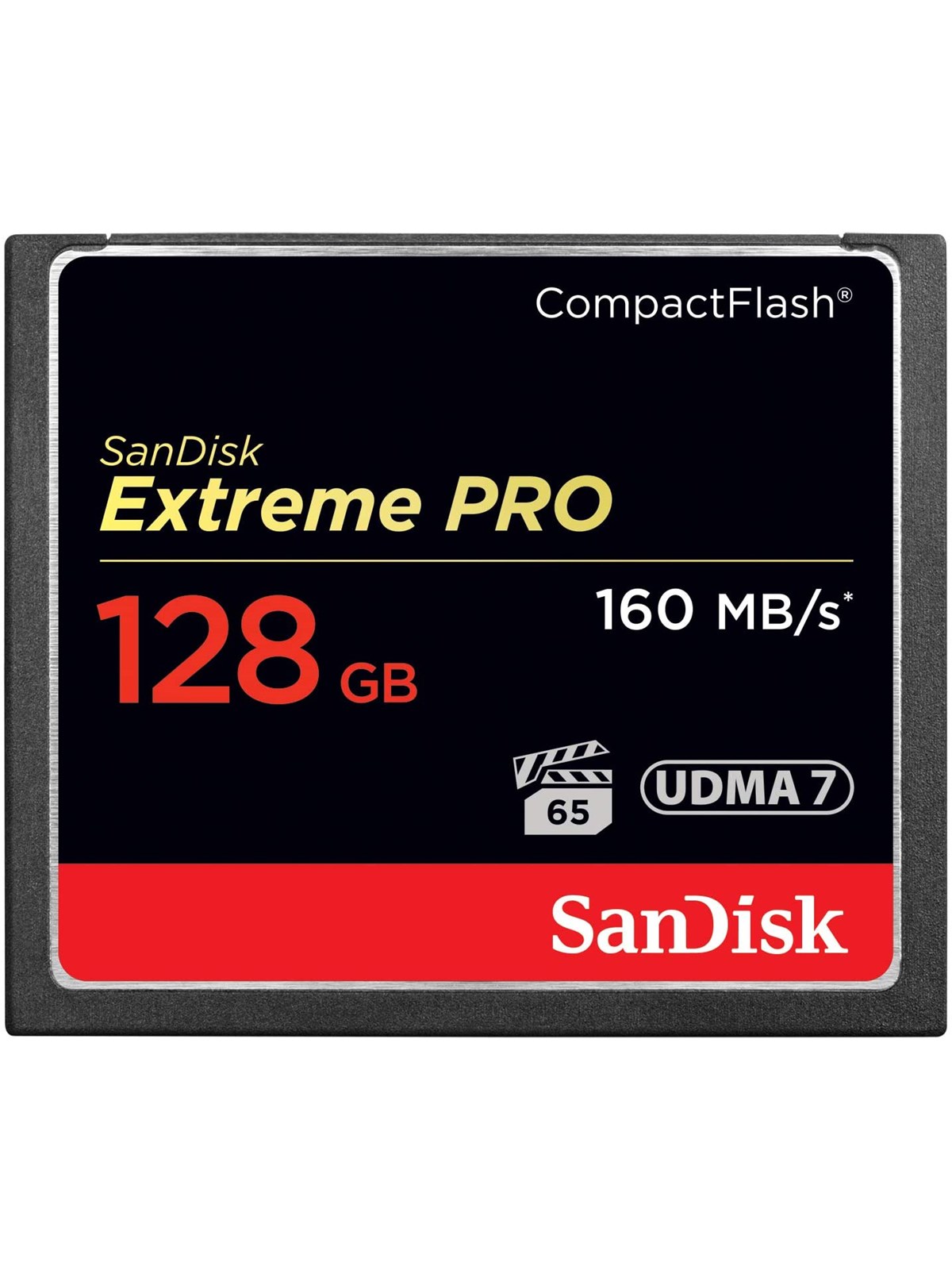 SANDISK Extreme Pro CF - 160MB/s - 128GB, Hukommelseskort