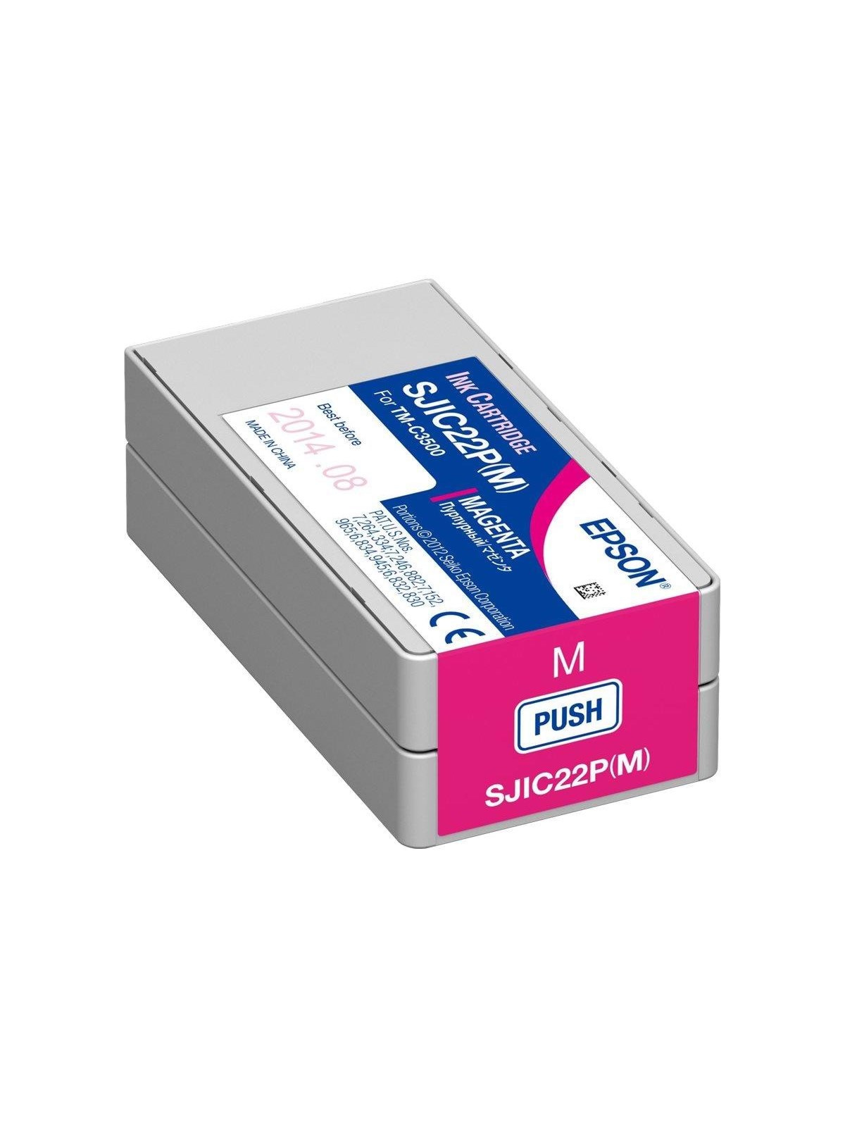 Epson SJIC22P(M) Magenta Ink - Blækpatron Magenta, Printerpatron Og Toner