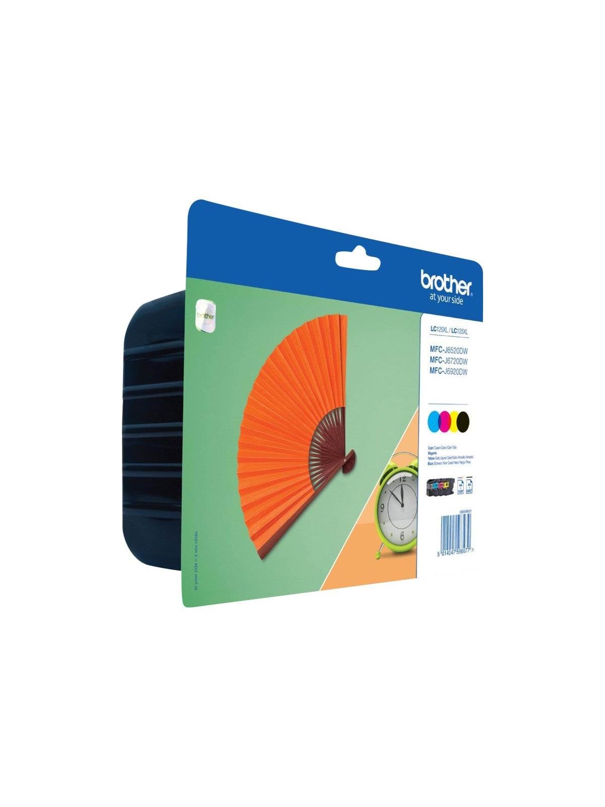 Brother LC129XLVALBP / LC 129XLVALBP Value Pack 4-Pack Ink - Blækpatron Cyan