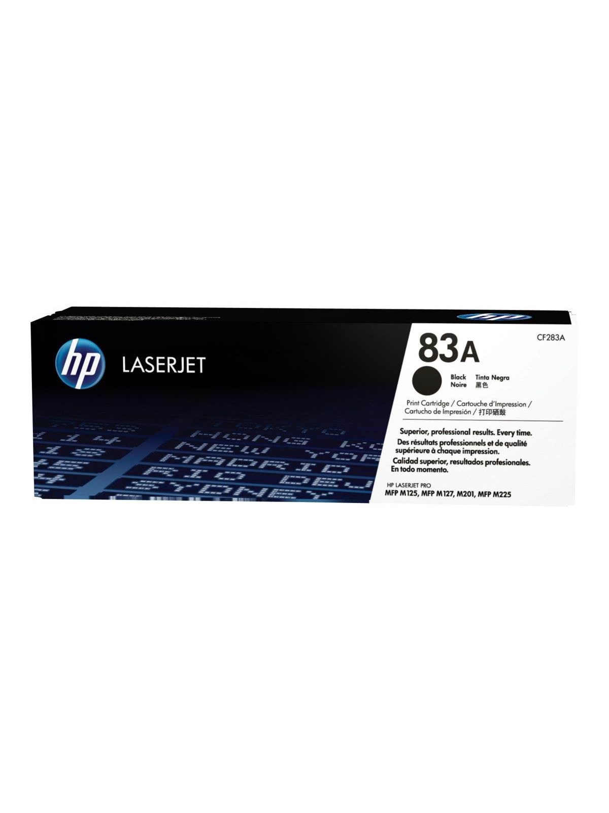 HP 83A / CF283A Black Toner - Lasertoner Sort, Printerpatron Og Toner