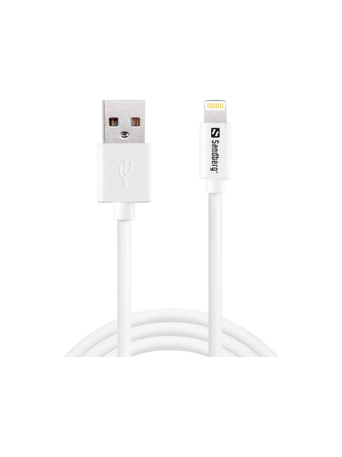 Sandberg USB to Lightning Sync and Charge Cable - 1m, Usb Kabel