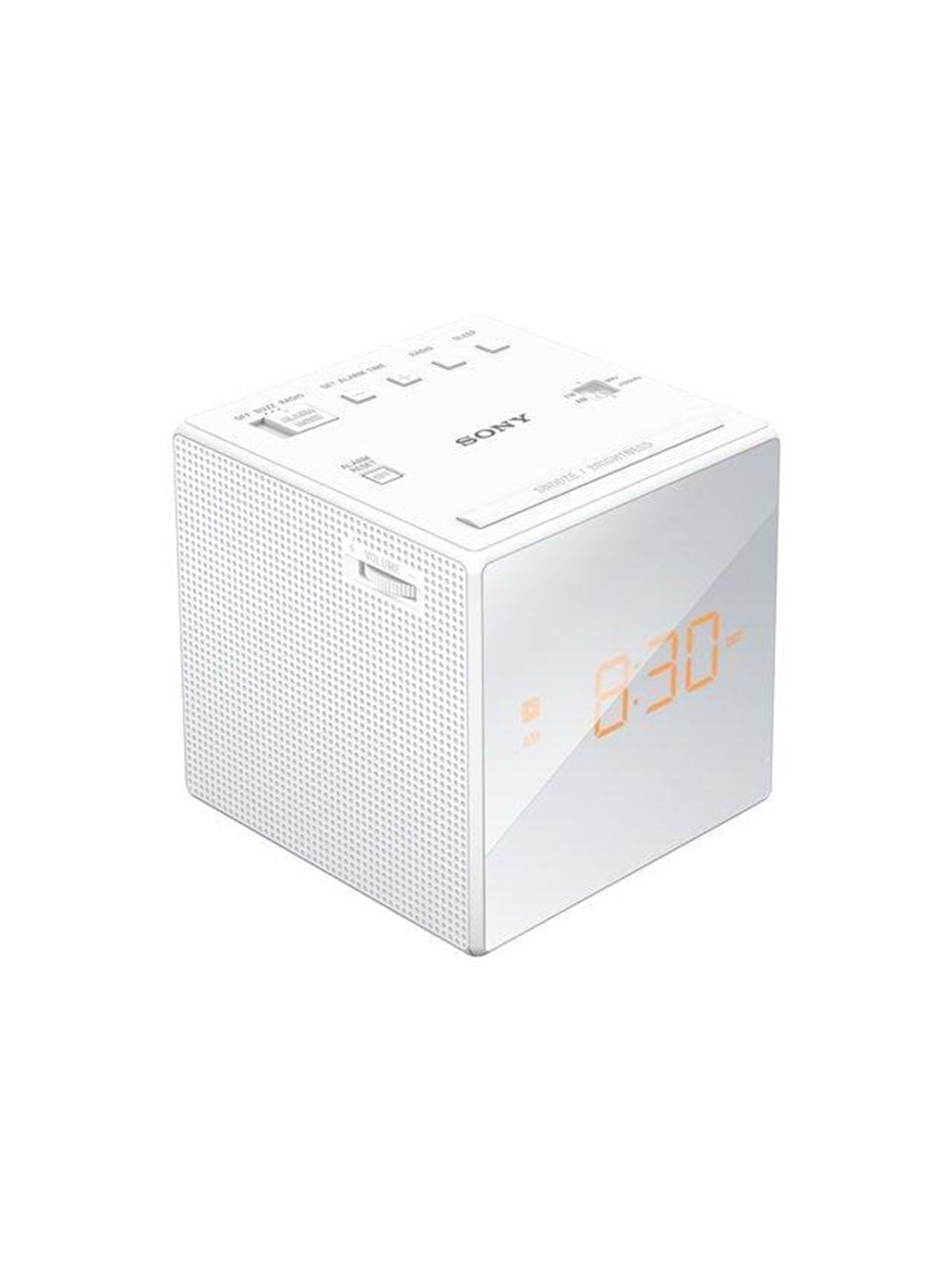 Sony ICF-C1 - AM/FM - Mono - Hvid, Radio