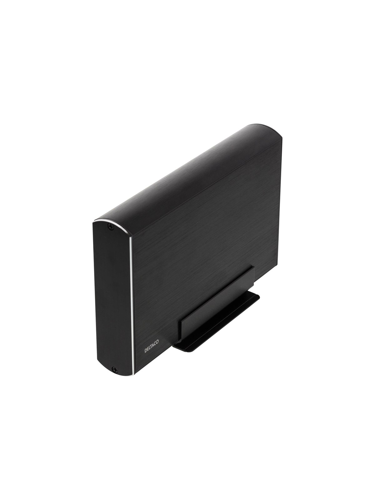 Deltaco MAP-GD34U3 3.5" SATA to USB 3.0 Aluminium Black, Harddisk Tilbehør