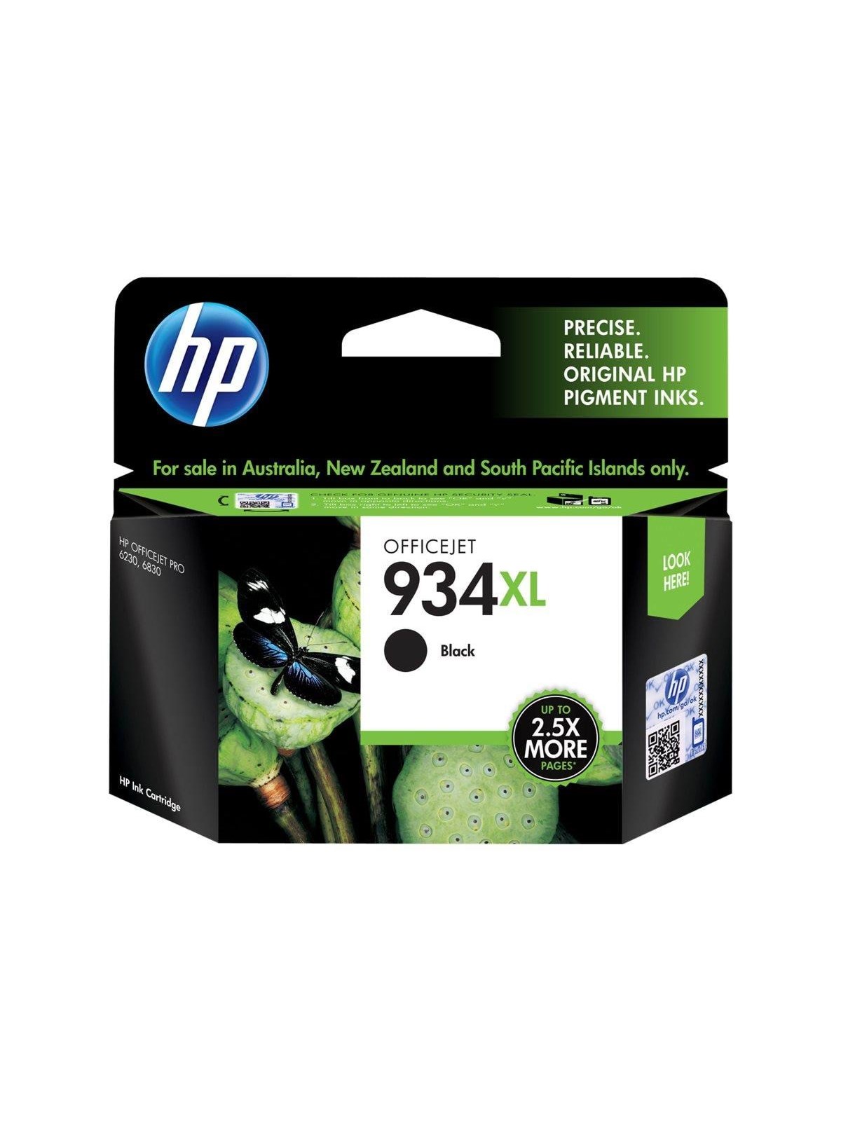 HP 934XL / C2P23æ High Capacity Black Ink, Printerpatron Og Toner