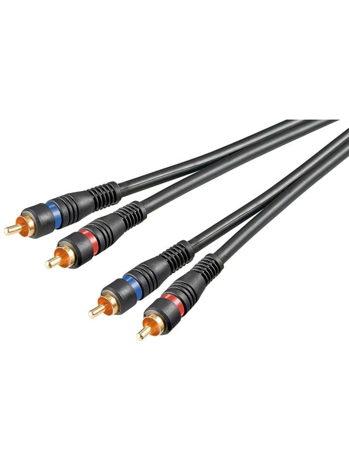 Pro RCA Stereo Cable - Shielded - 0.2m, Audiokabel