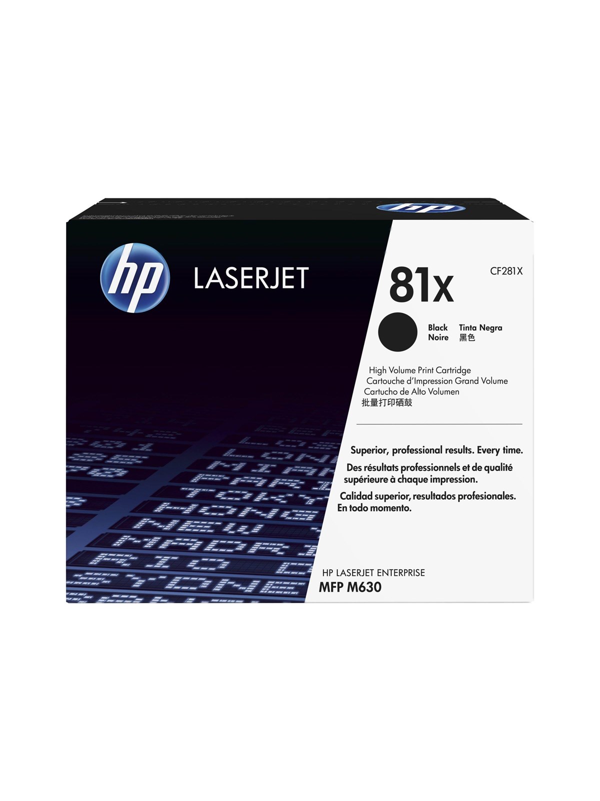HP 81X / CF281X High Capacity Black Toner, Printerpatron Og Toner