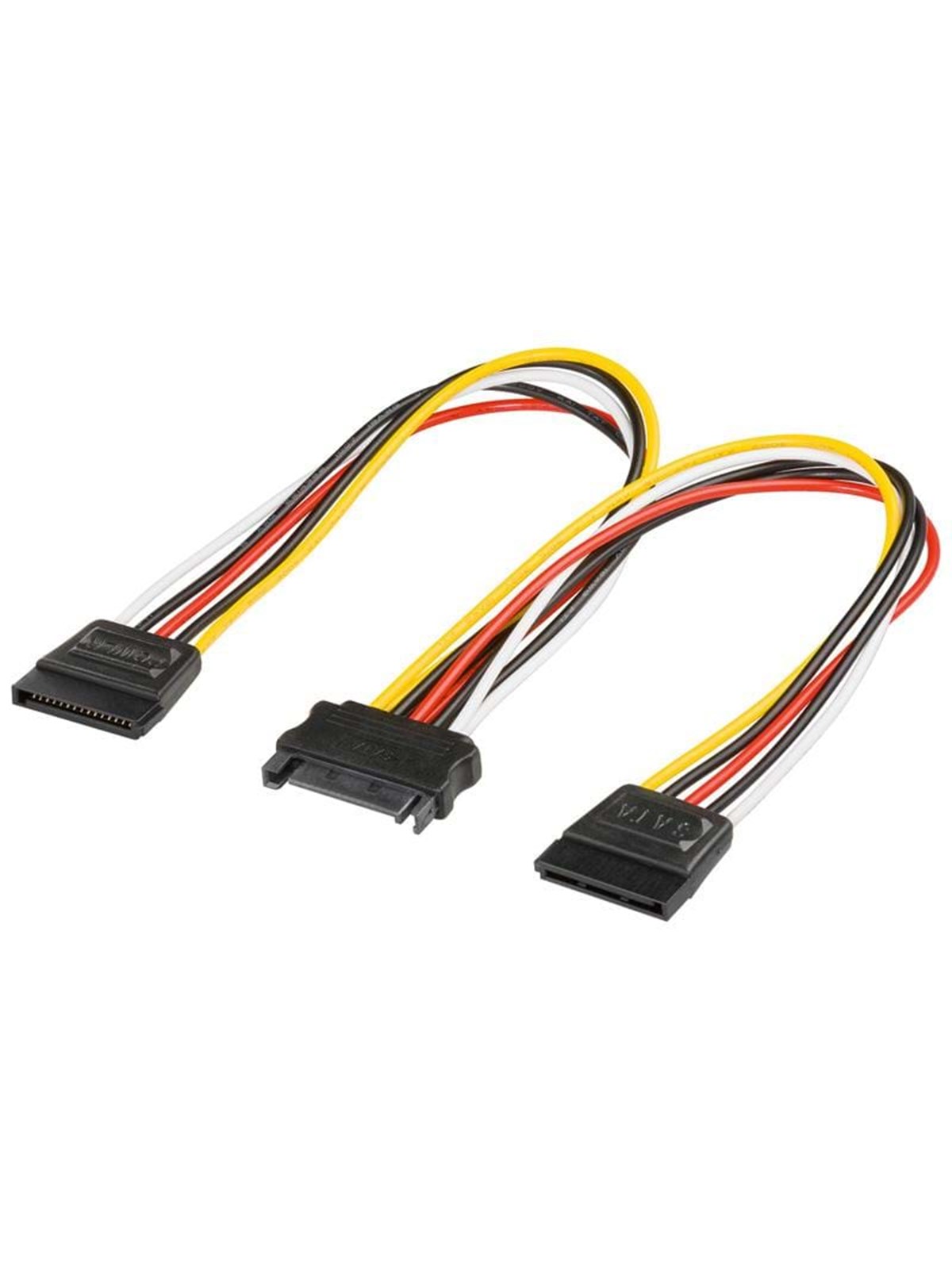 Pro SATA Power Cable x2 - 0.20m, Sata Kabel