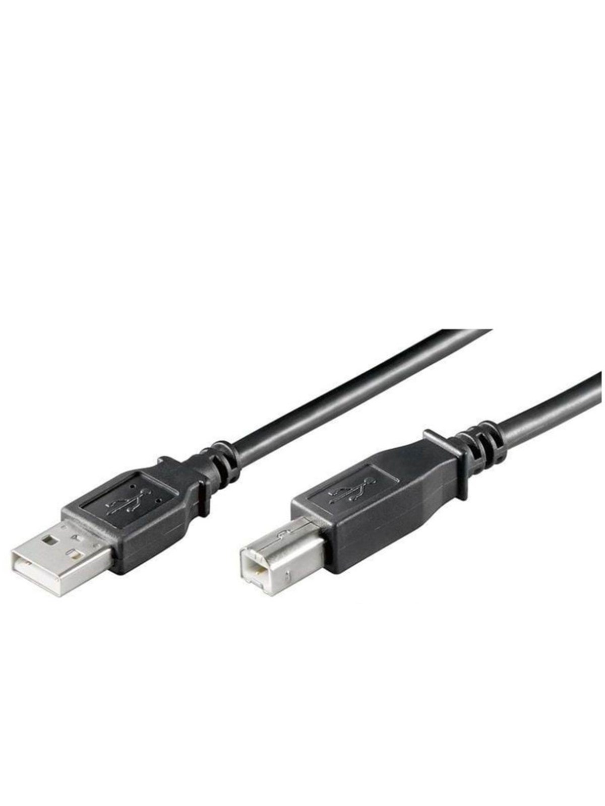 Pro USB-A USB-B 2.0 - 1.8m - Sort, Usb Kabel