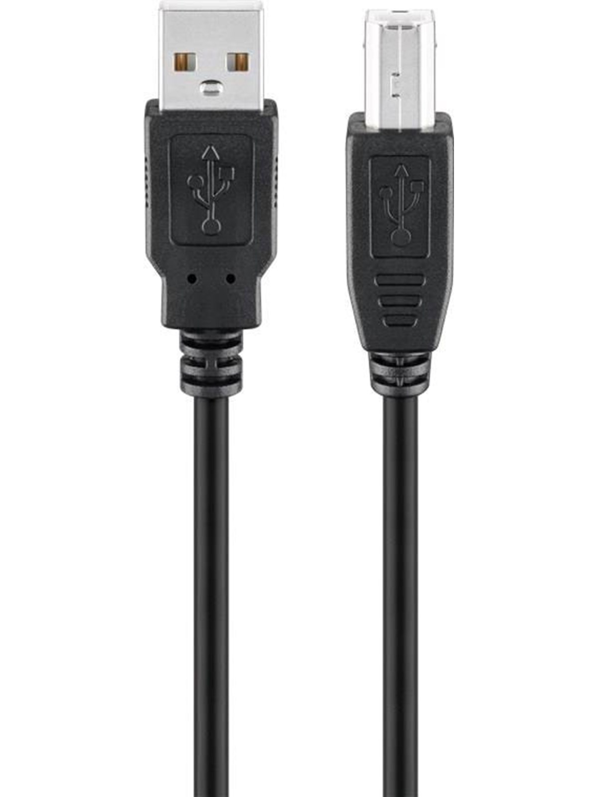 Pro USB-A USB-B 2.0 - 5m - Sort, Usb Kabel