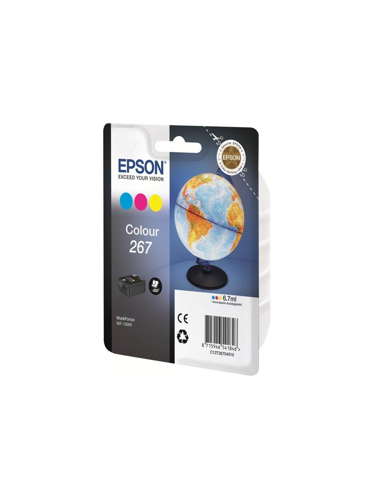 Epson 267 / C13T2670 - (Yellow Magenta Cyan) Ink, Printerpatron Og Toner