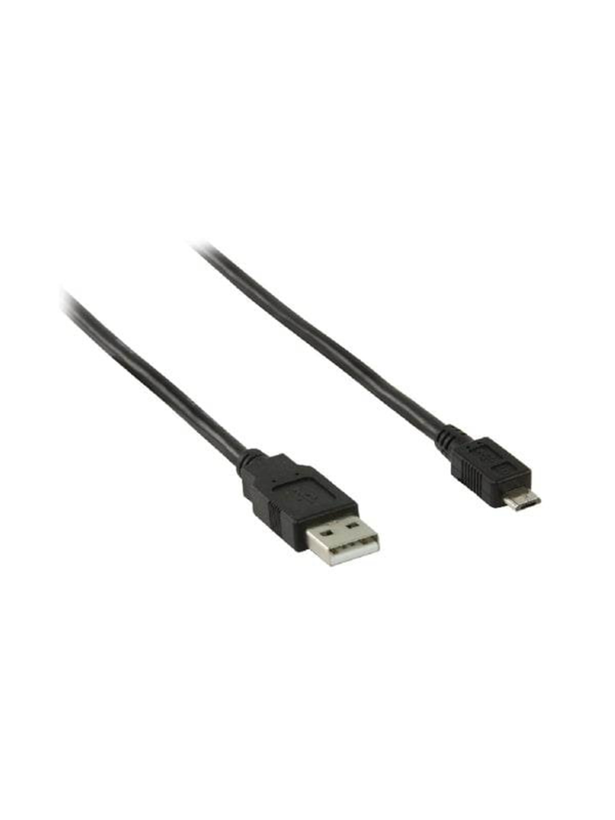 Pro USB-A USB Micro-B - 1m - Sort, Usb Kabel