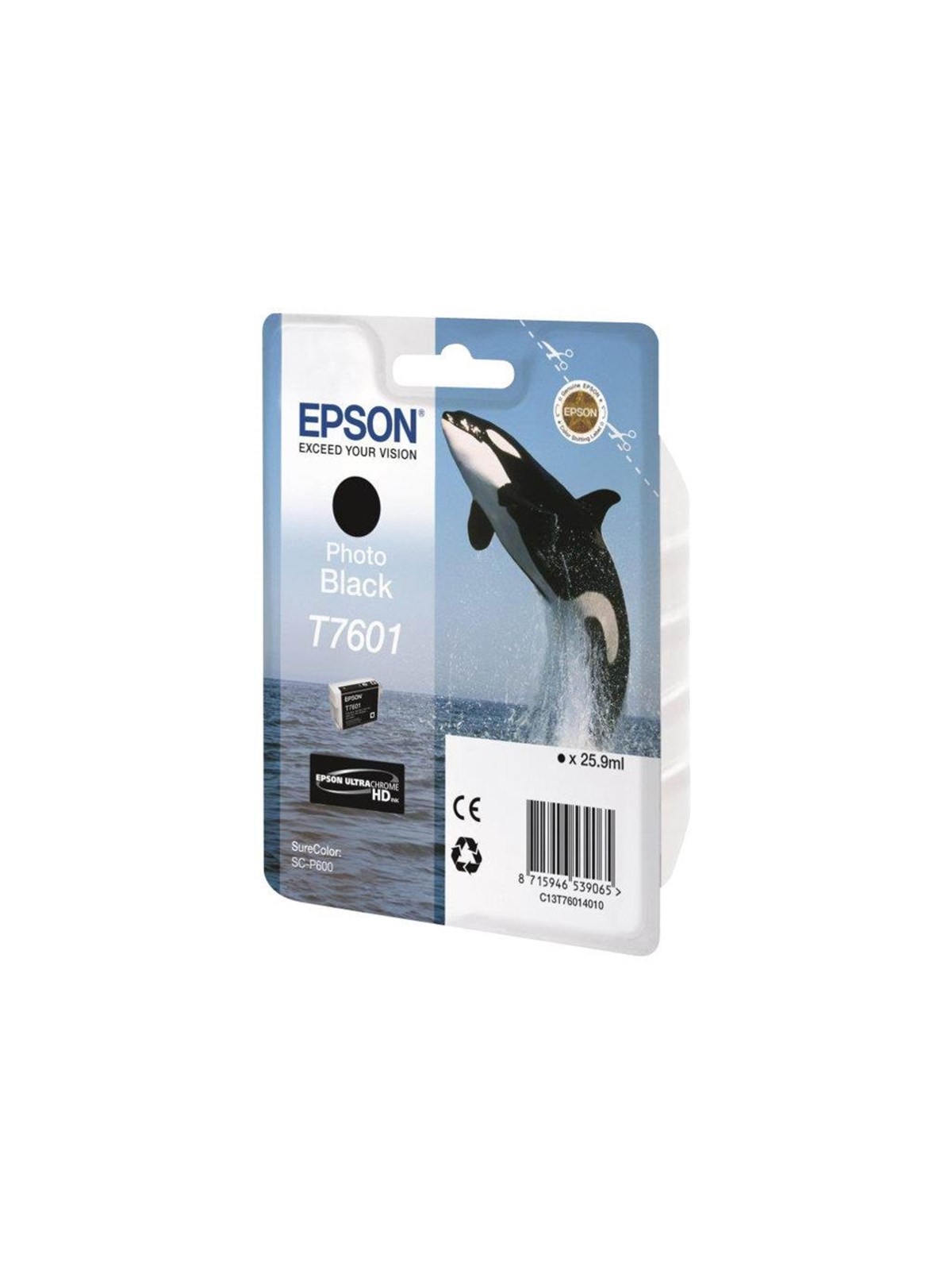 Epson T7601 Photo Black Ink, Printerpatron Og Toner