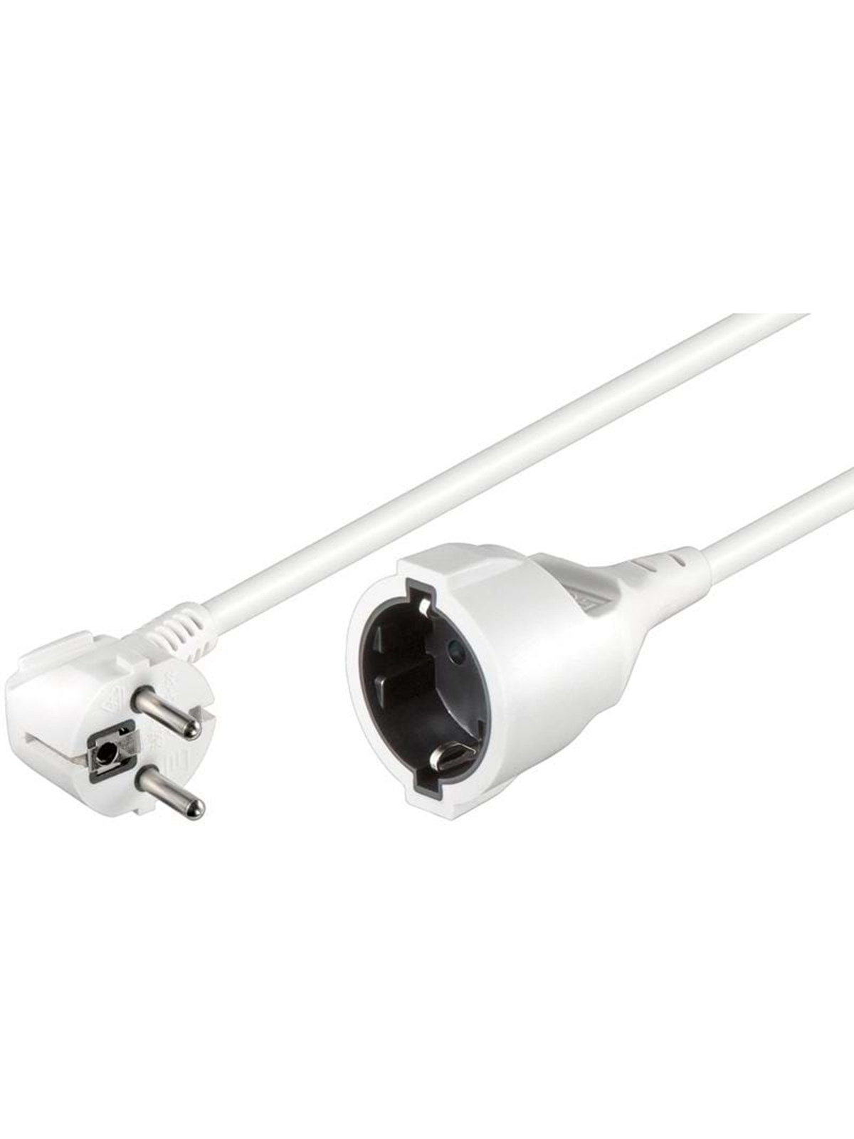 Pro Power cable C13 Ext. - Hvid - 5 m, Strømkabel
