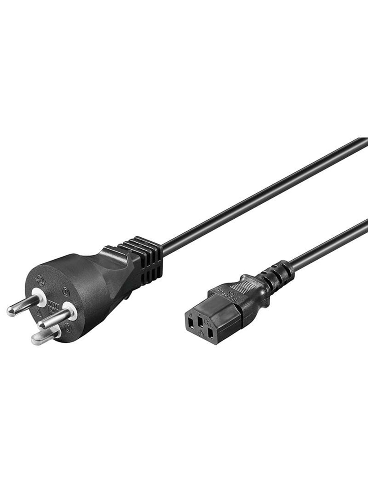 Pro Power cable C13 (jordet) - 2m, Strømkabel