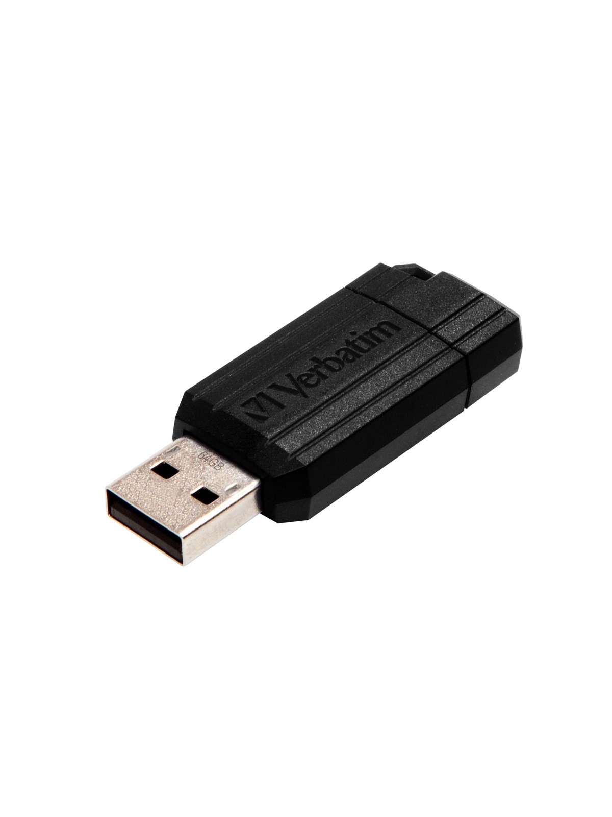 Verbatim PinStripe - Sort - 64GB - USB Stick, Usb Stick