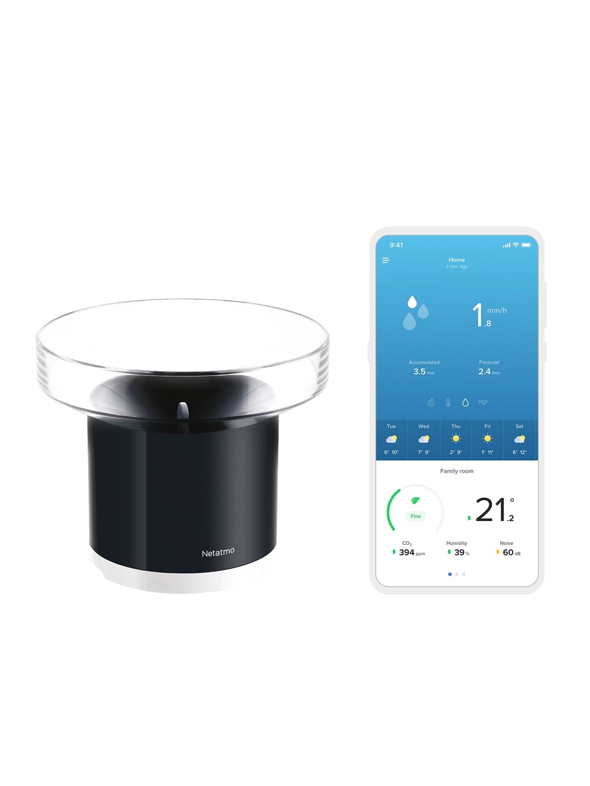 Netatmo Regnmåler, Smart Home