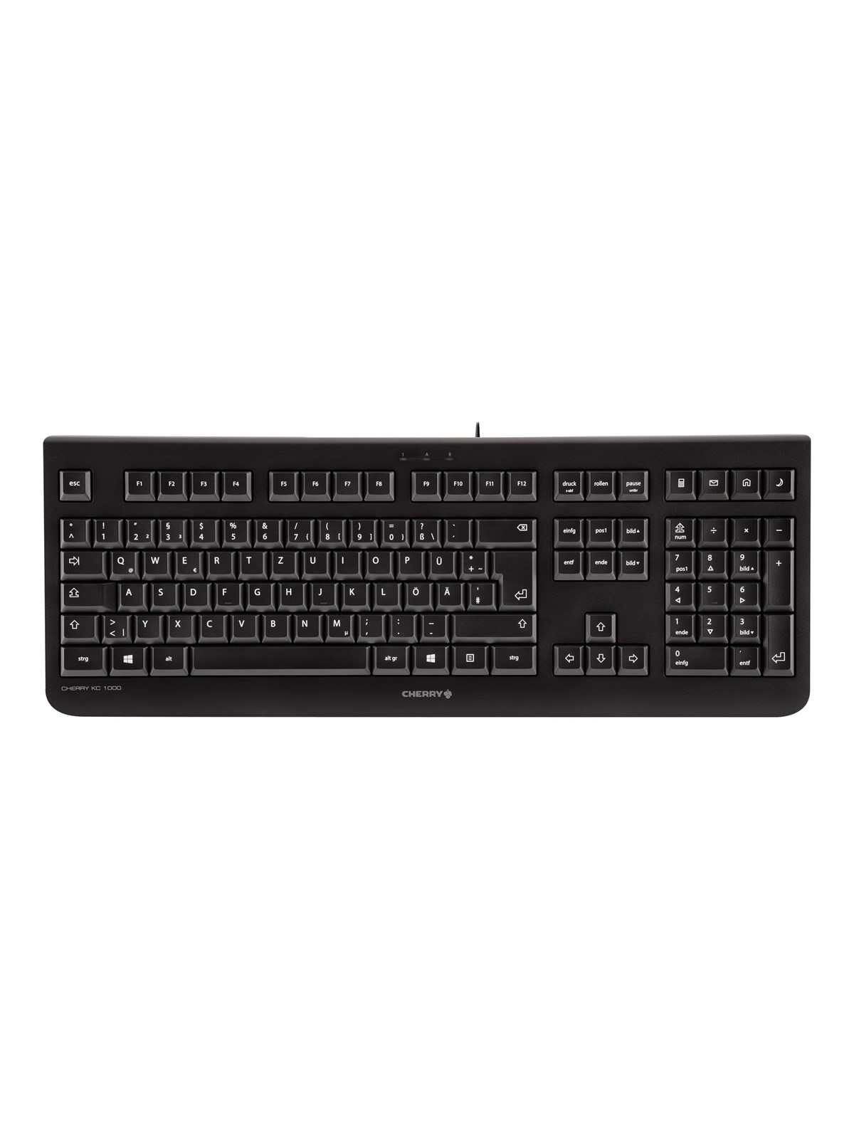 Cherry KC 1000 - Tastatur - Nordisk - Sort, Tastatur