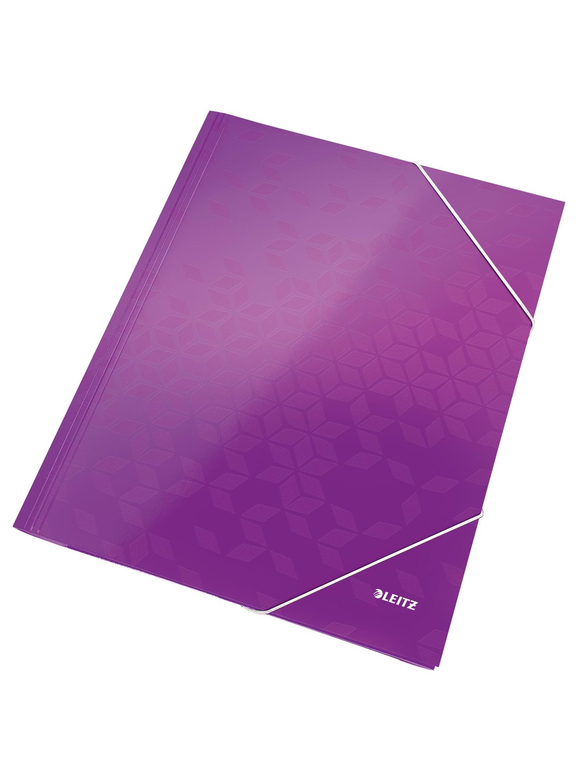 Leitz 3-klap elastikmappe WOW A4 Lilla, Mappe