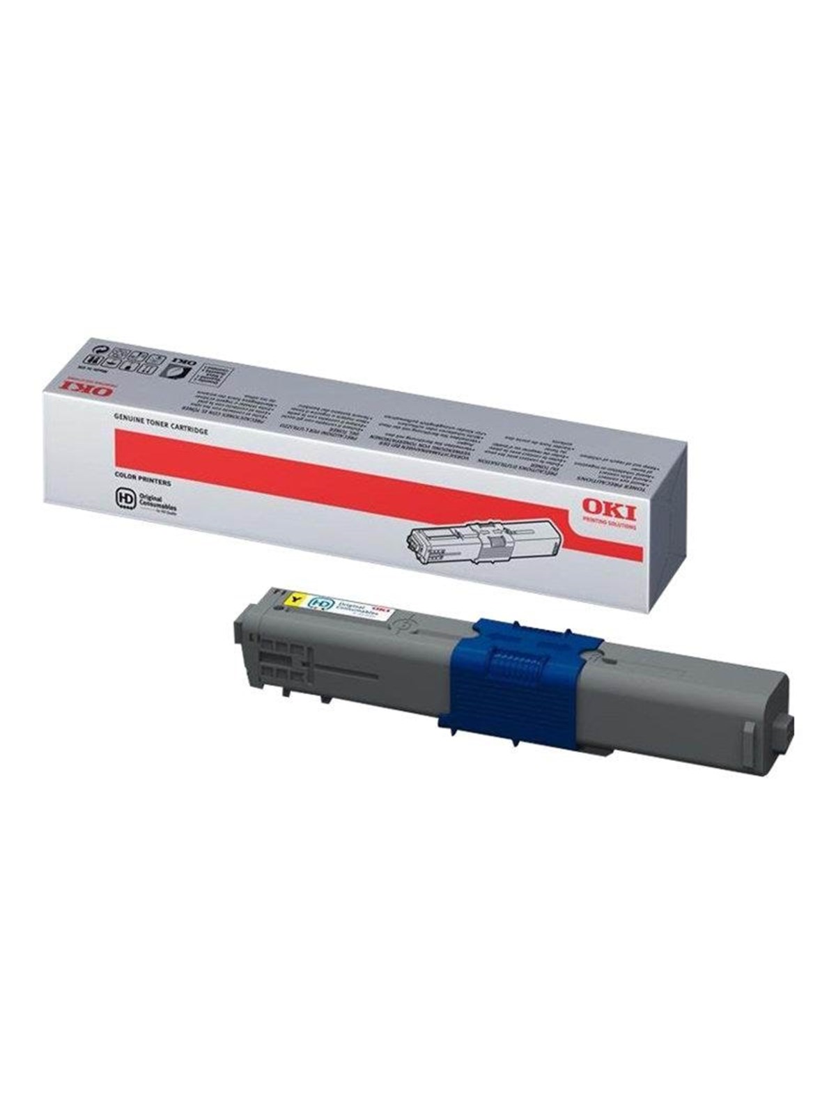 OKI 45862837 / Yellow Toner MC853 MC873 MC883, Printerpatron Og Toner