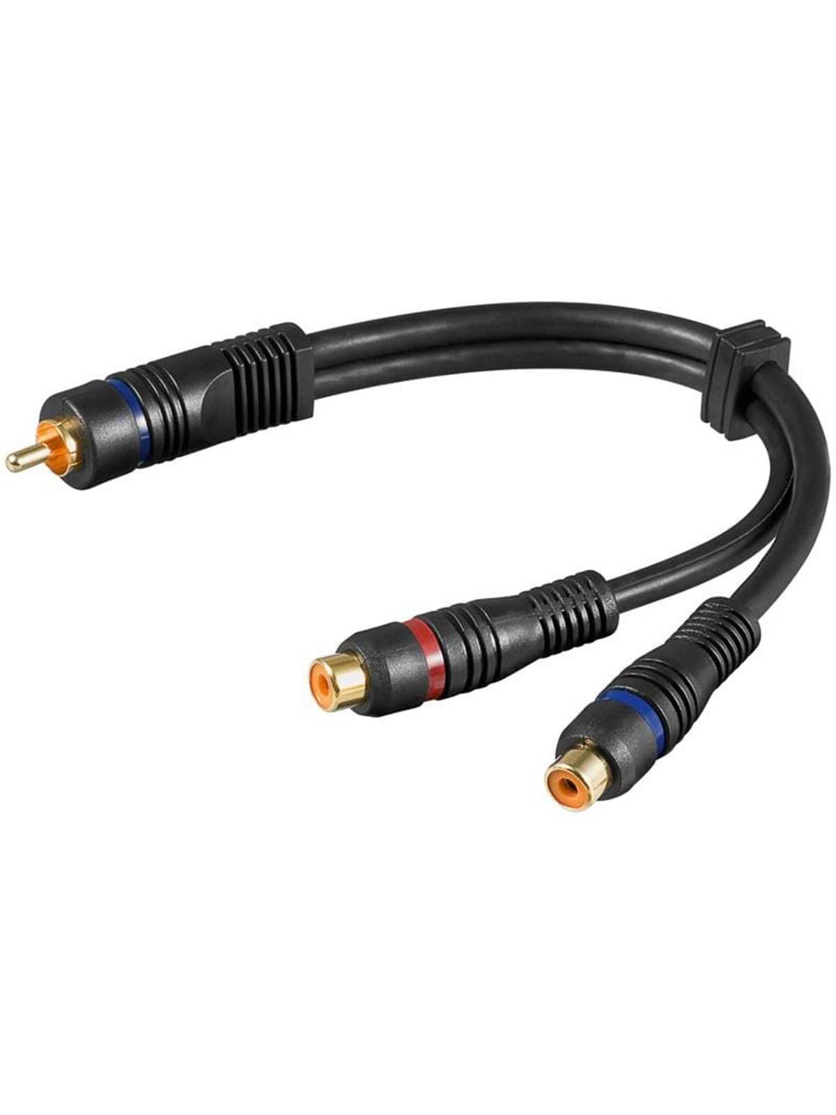 Pro RCA adapter RCA M - 2xRCA F, Audiokabel