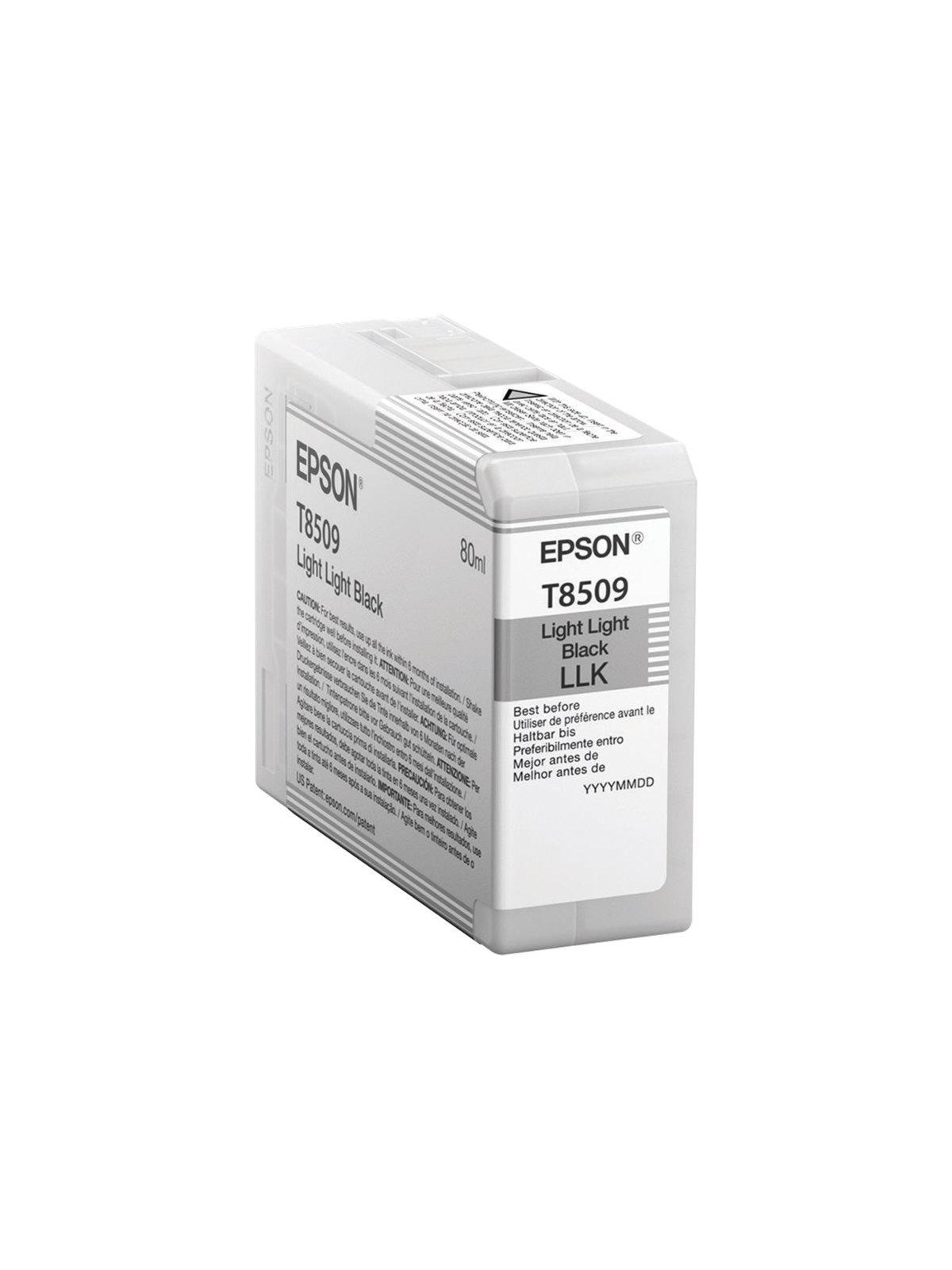 Epson T8509 - Light Light Black Ink, Printerpatron Og Toner