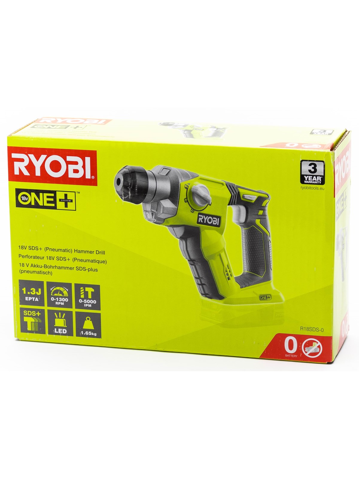 Ryobi One+ R18SDS-0, Skruemaskine