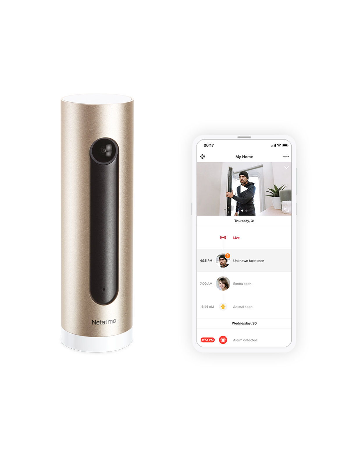 Netatmo Welcome Smart Indendørs Kamera, Smart Home