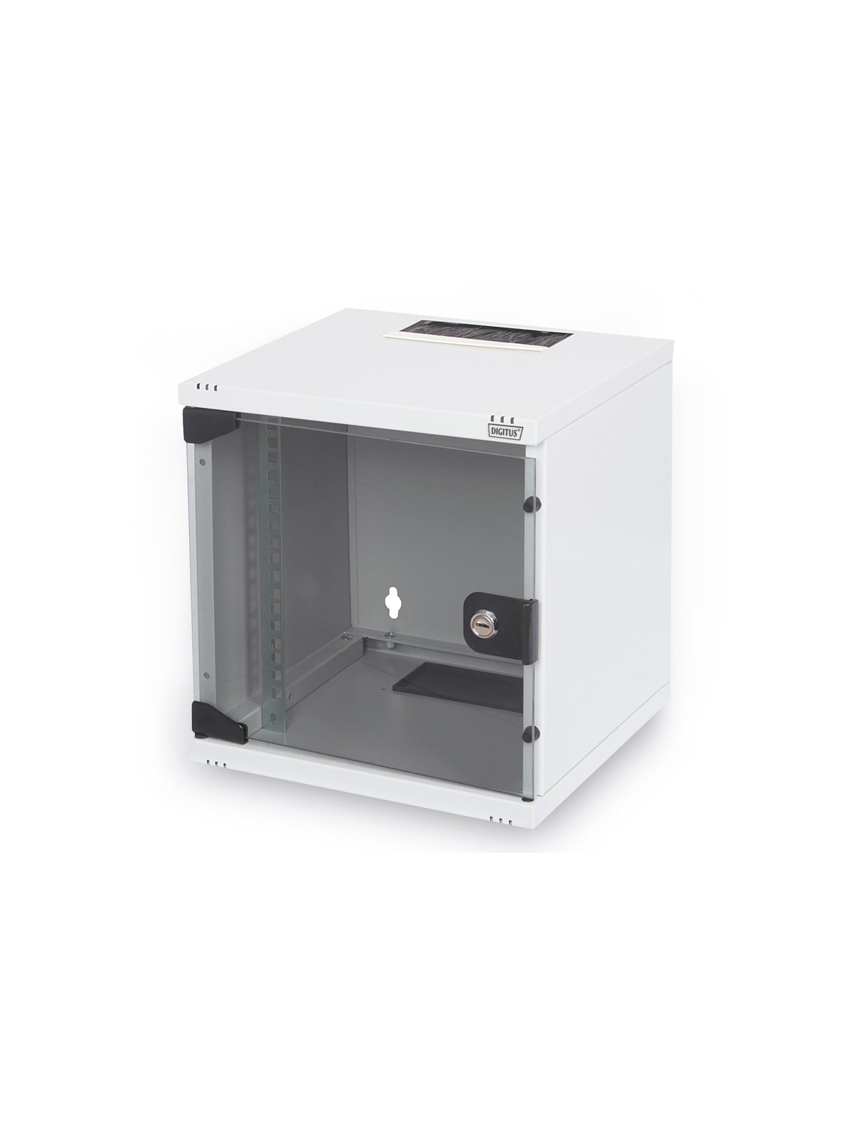 DIGITUS 6U - Wall-mounted housing 254 mm (10") - 312x300 mm (WxD), Rackskab